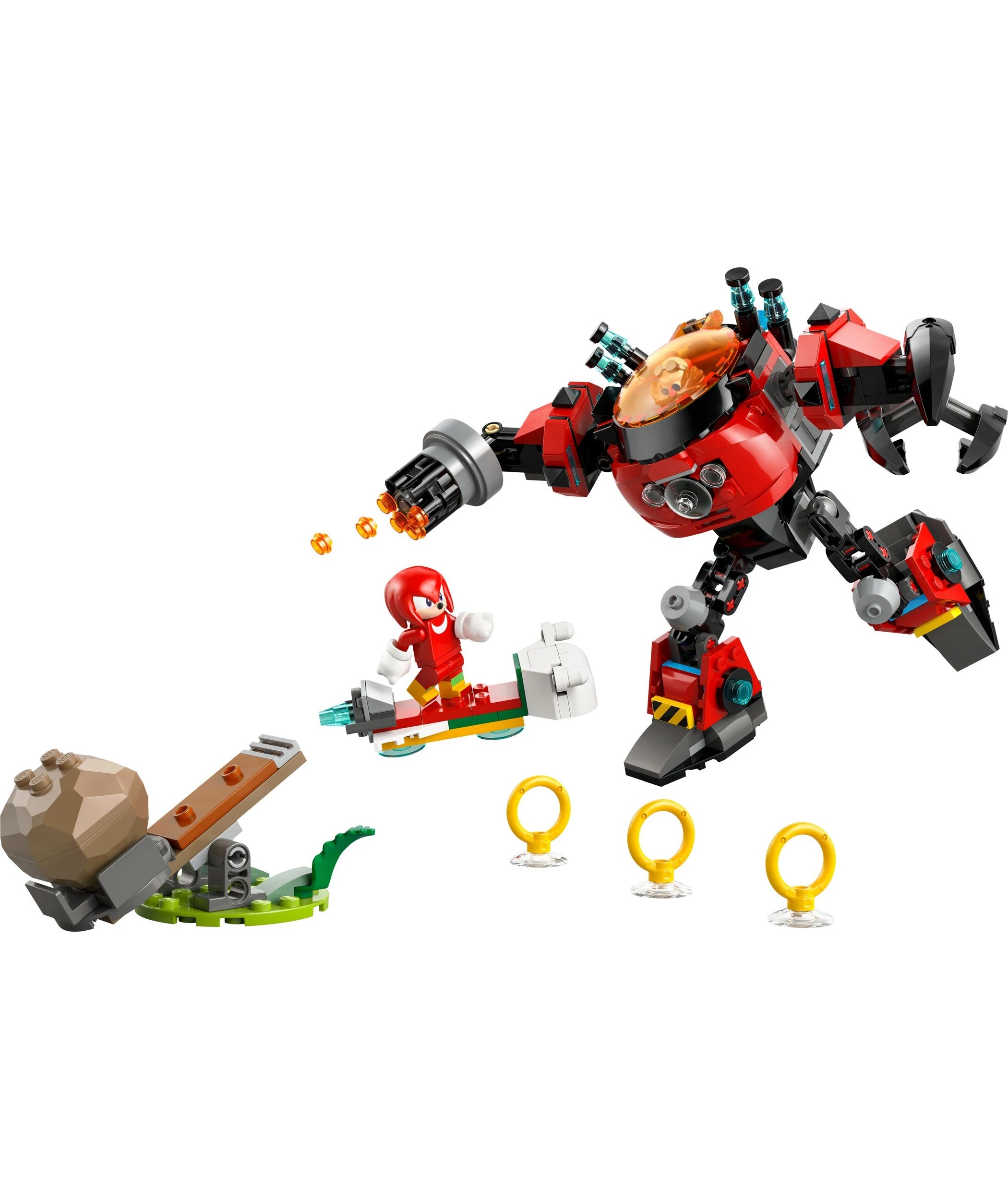 2 LEGO Sonic Knuckles vs. Dr. Eggman Egg Crusher Mech 77005, 2 of 10
