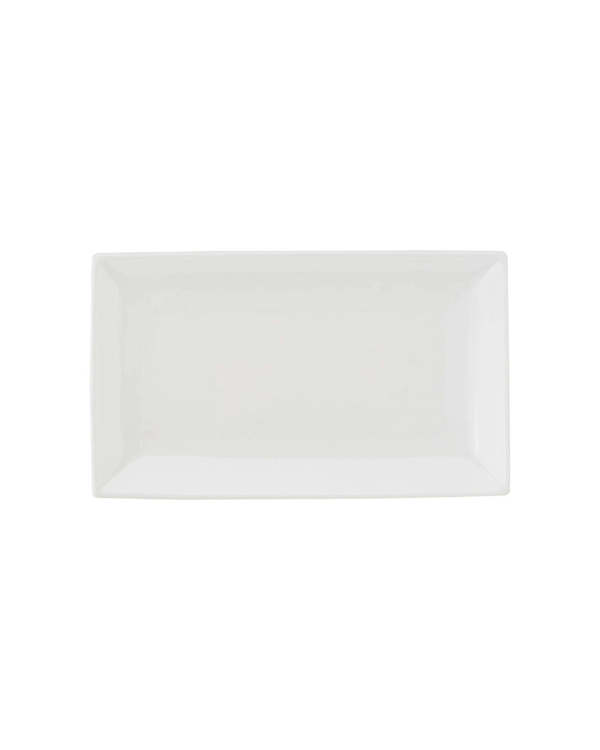 2 Maxwell & Williams Basics Rectangular Platter 27x16cm Porcelain Serveware - White, 2 of 2