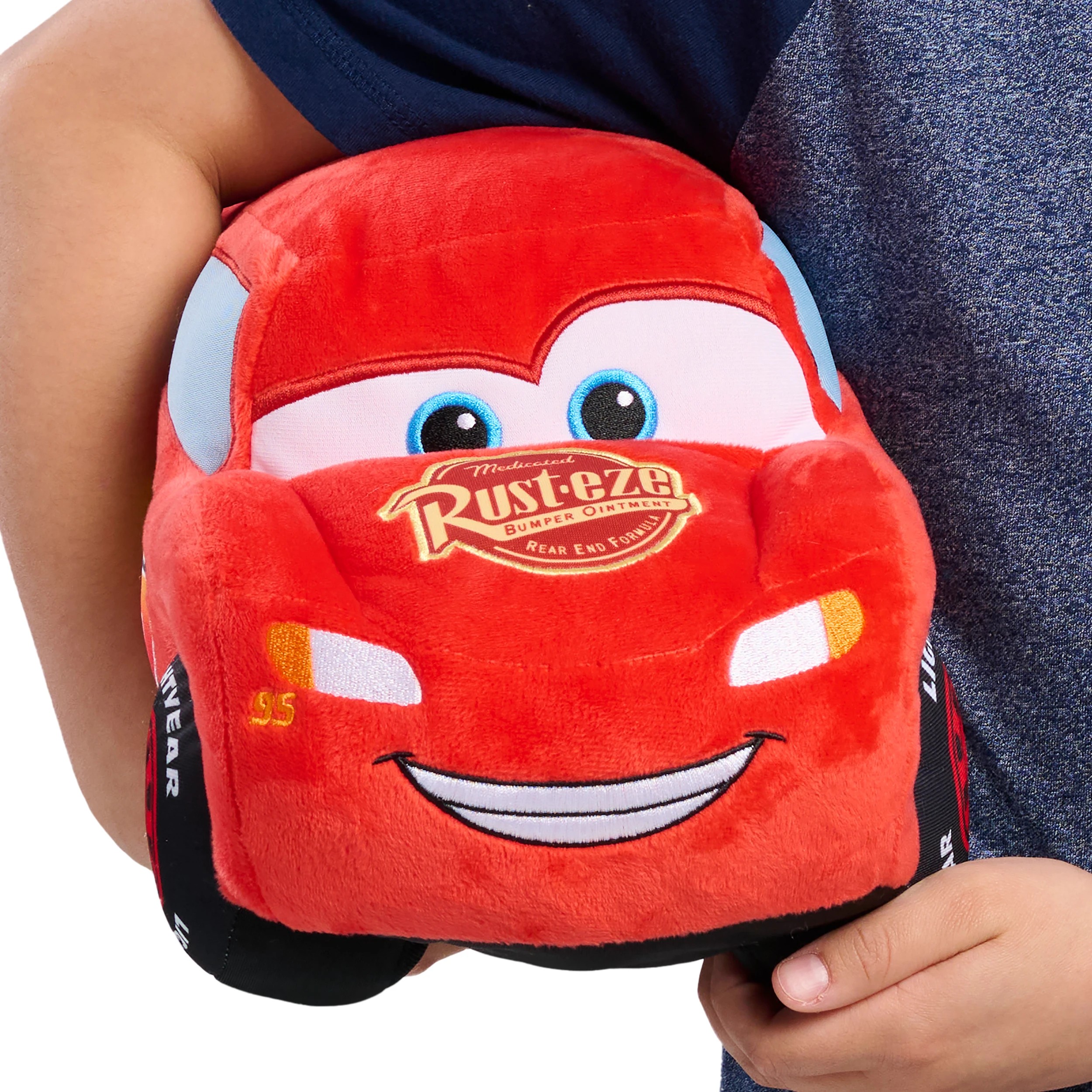 4 Disney Pixar Cars Large Plush Lightning McQueen - Red, 4 of 5