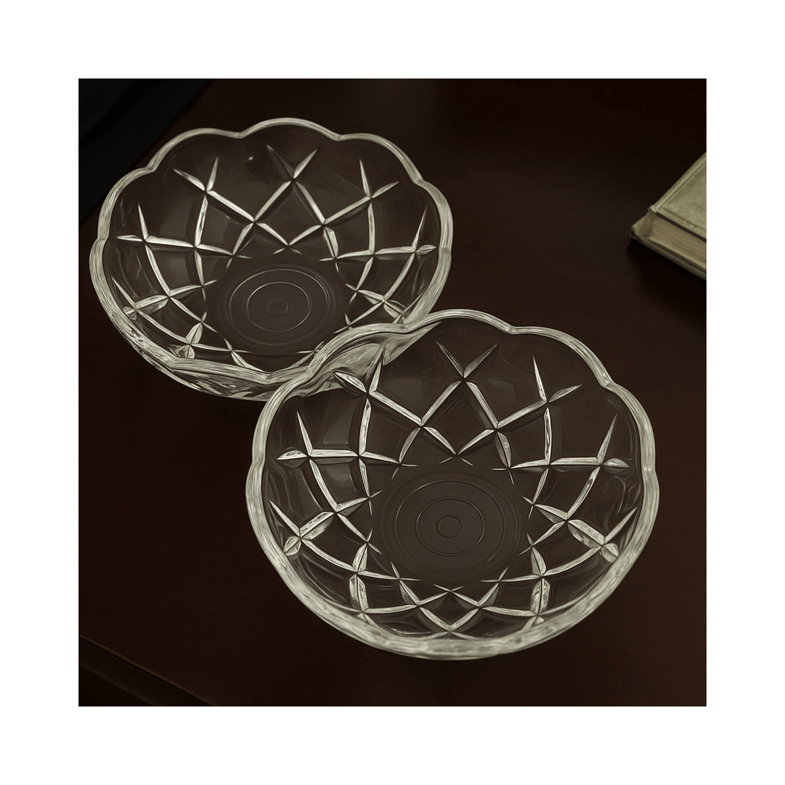 1 BR Home 120mm Crystal Chandelier Bobeche with Gold Pins, 1 of 7