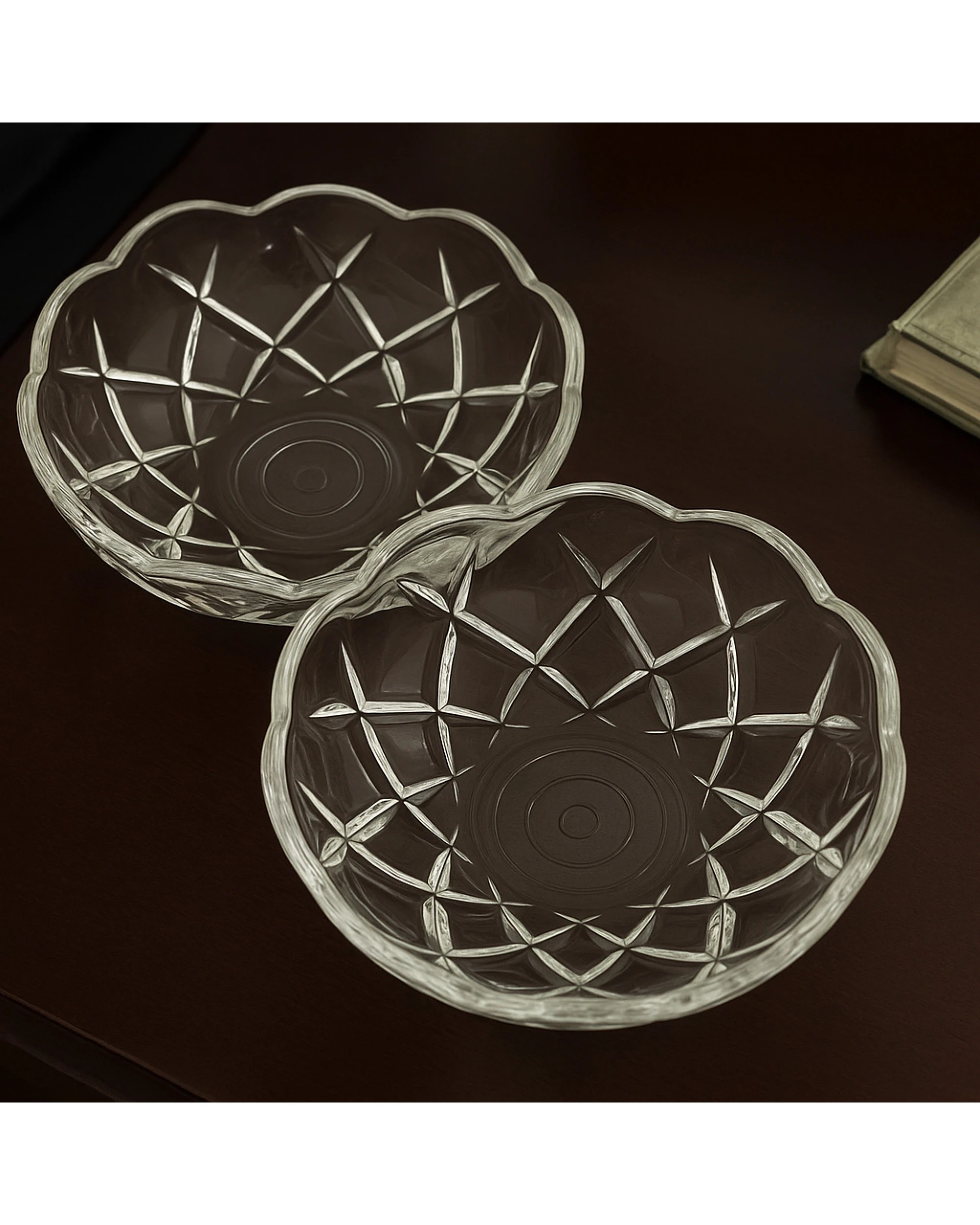 1 BR Home 120mm Crystal Chandelier Bobeche with Gold Pins, 1 of 6