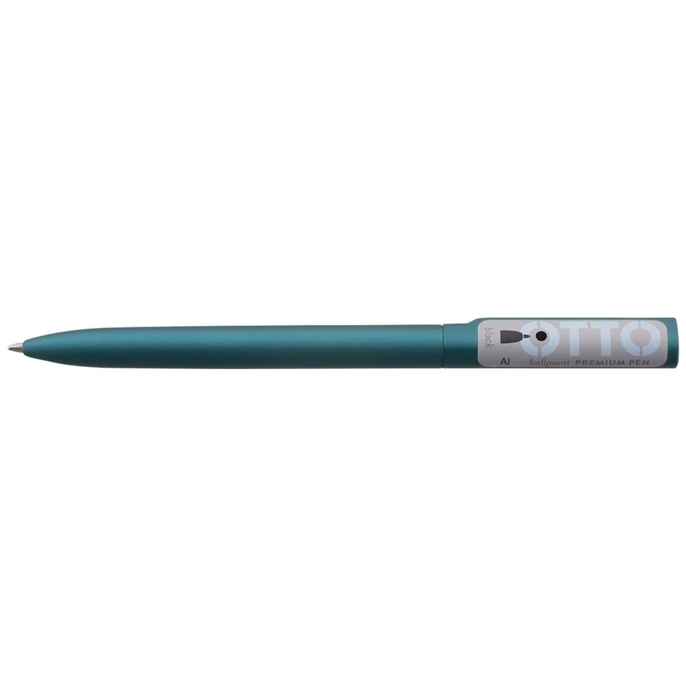 1 Otto Premium Madrid Ballpoint Pen 1mm Blue Steel, 1 of 7