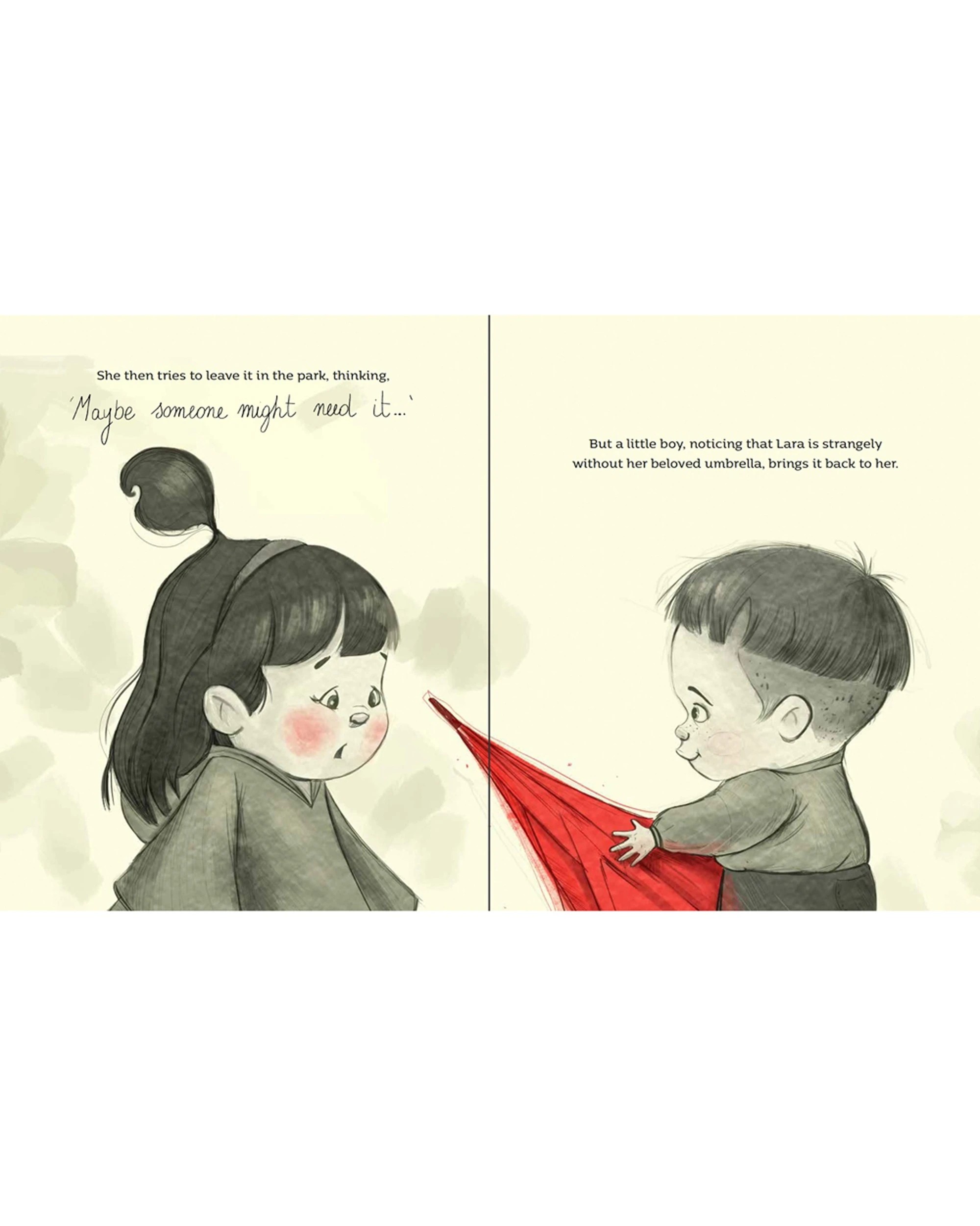 3 Sassi Story Book Kids Children Reading Lara And The Umbrella - Multi, 3 of 3