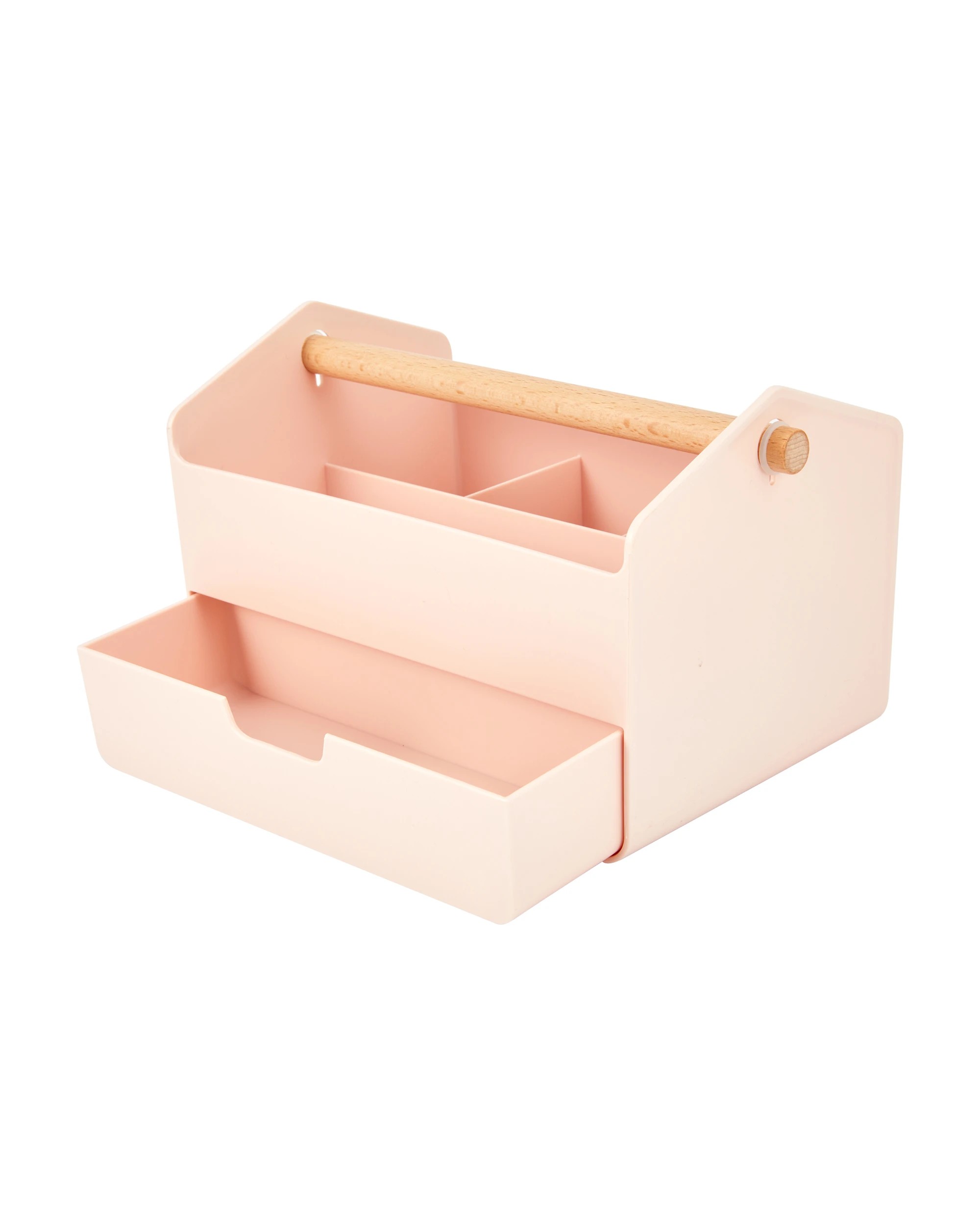 1 Desk Caddy with Handle - Pink, 1 of 7