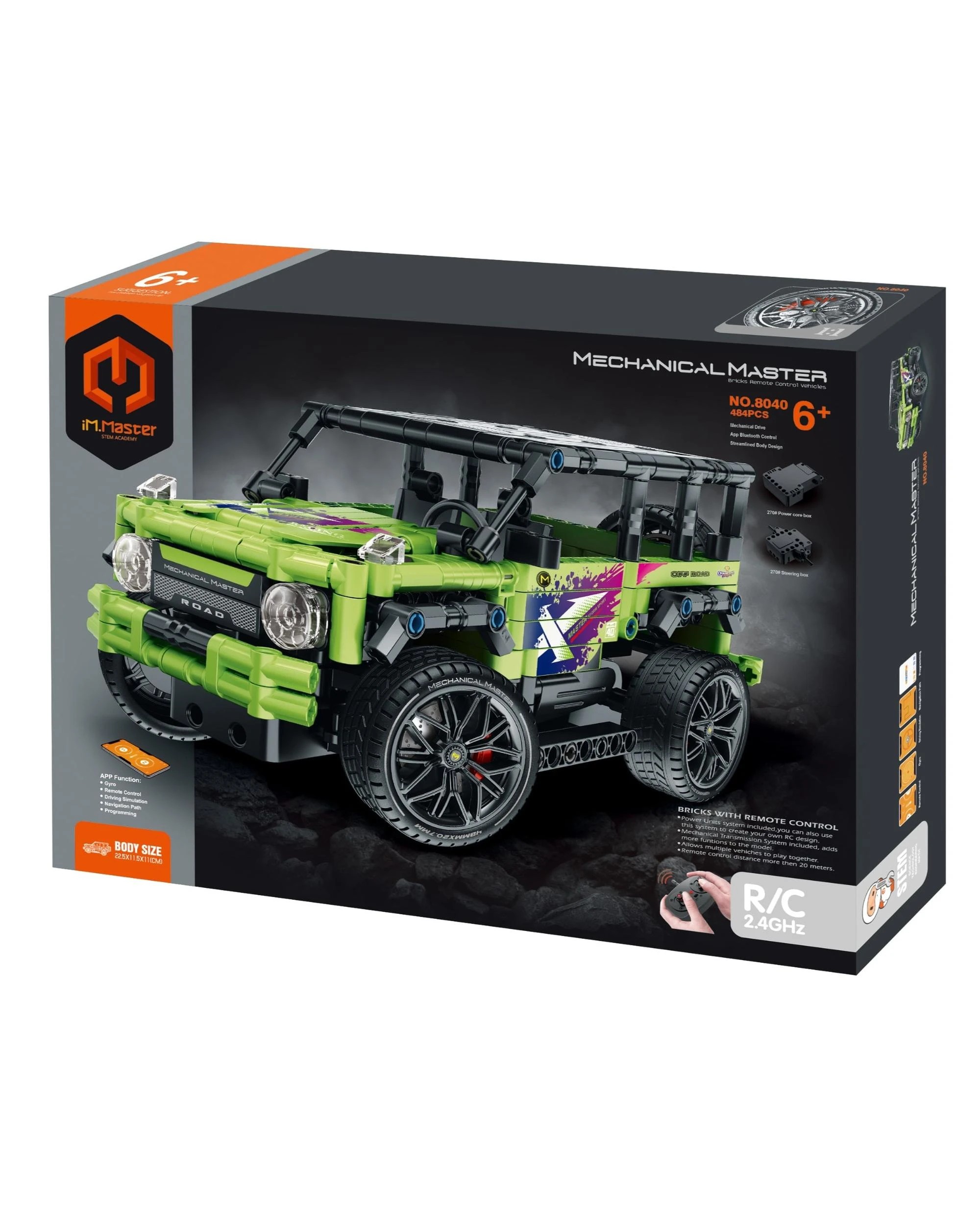 1 iM.Master Mechanical Master Remote Control Off-Roader 484 Piece Model Kit - 8040, 1 of 4