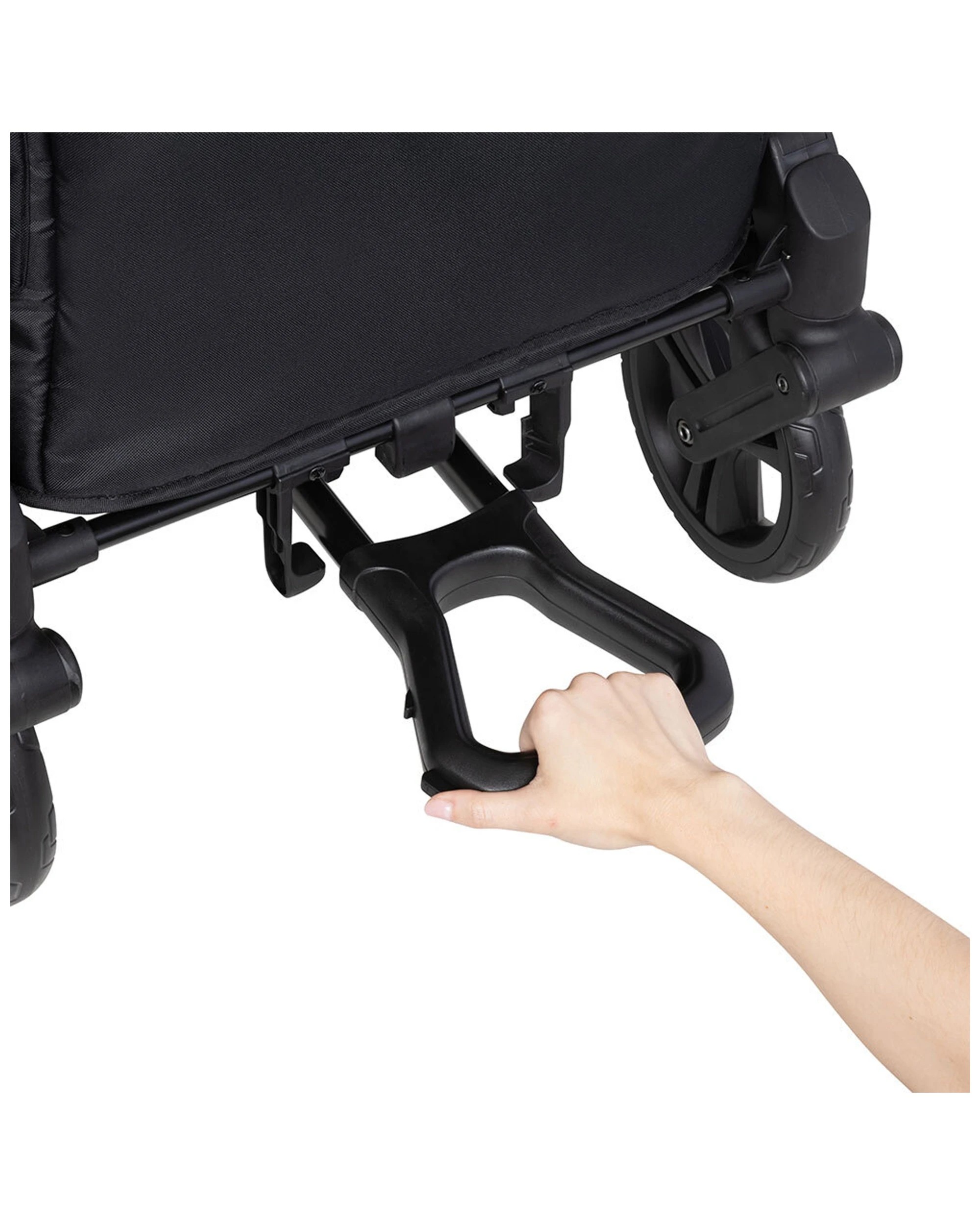 6 Baby Trend Expedition 2 In 1 Stroller Wagon With Canopy In Evening Colour
 - Grey, 6 of 9