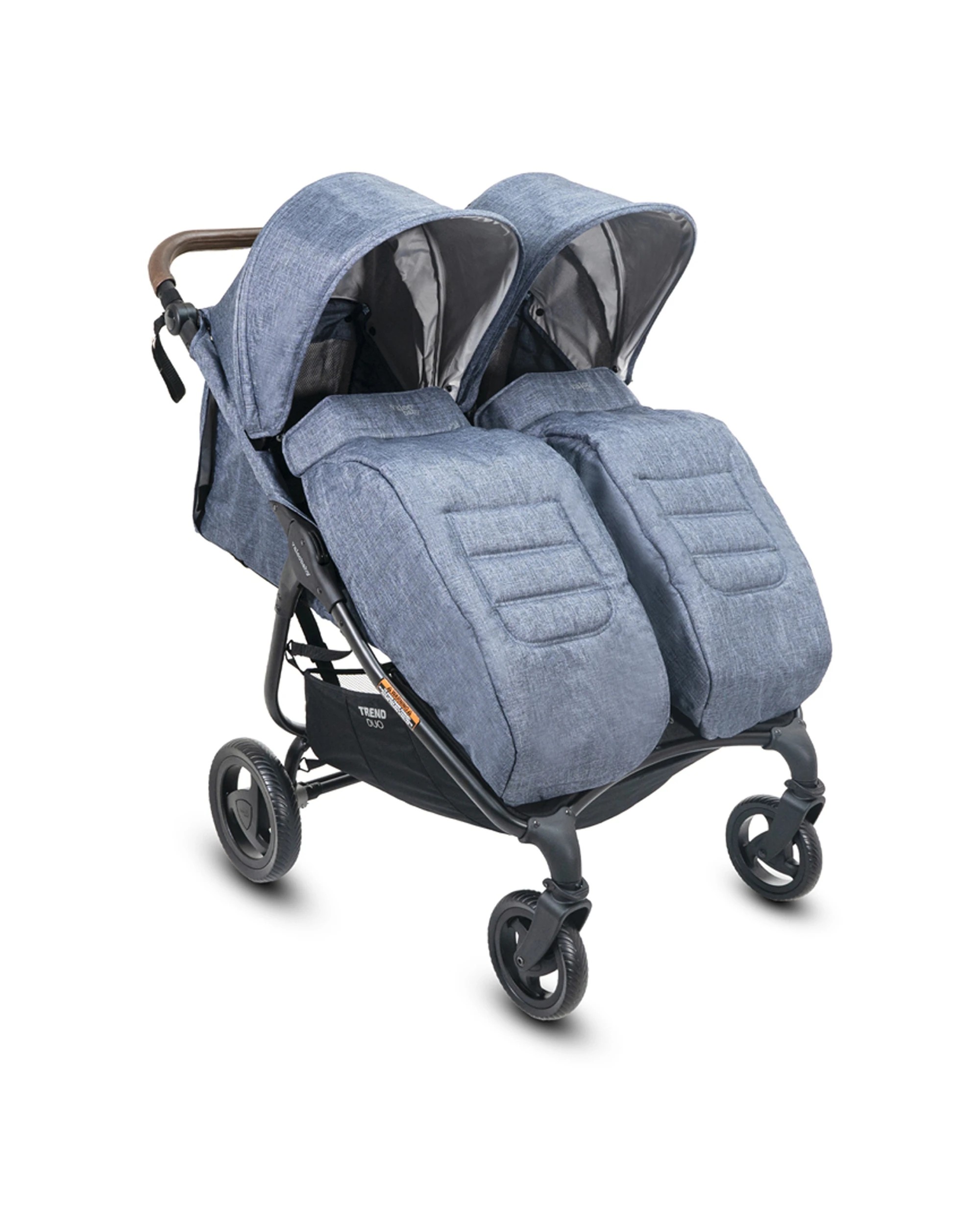 1 Veebee Pram Stroller Quilted Boot Cover Quick Release For Trend Duo - Blue, 1 of 3