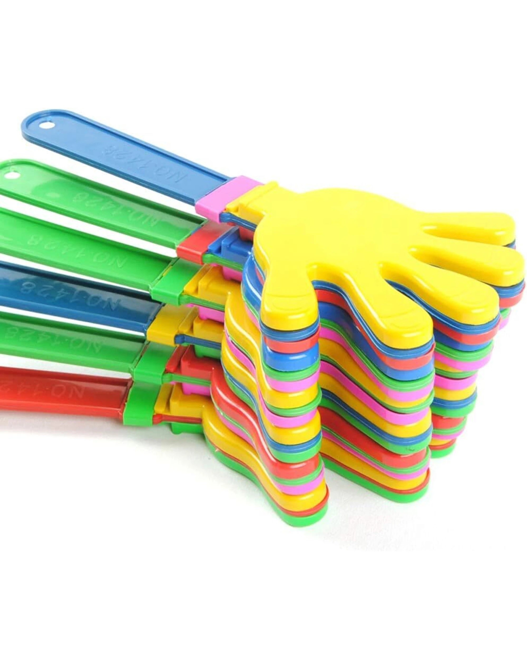 5 Br Costumes 10x Hand Clappers Plastic Kids Toy Party Flapper Novelty Cheering Toys Bulk, 5 of 7