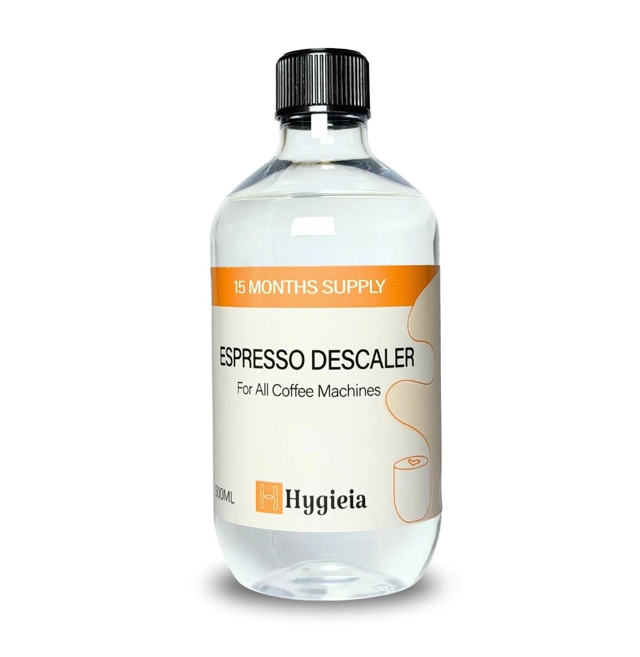 1 Hygieia 500ml Descaler Solution For Coffee Machines, Steam Mops, Steam Irons & Kettles - Clear, 1 of 1