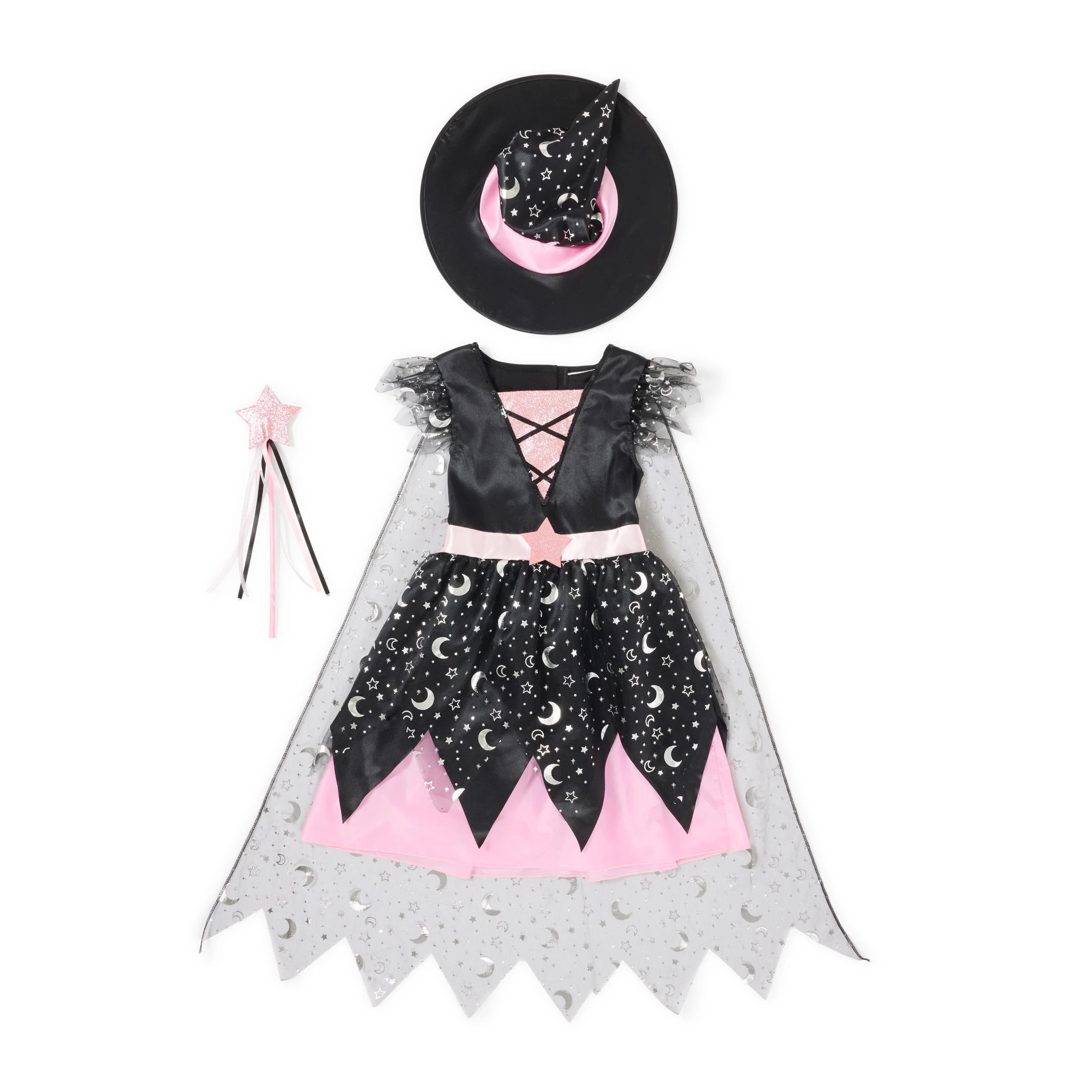 9 3 Piece Deluxe Star Witch Costume - Ages 6-8, 9 of 10