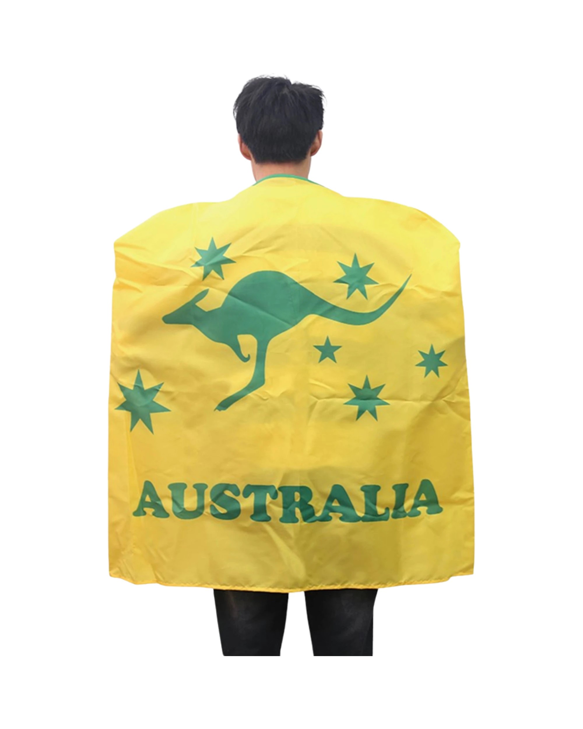 1 Oceana Aussie Kangaroo Cape 90cm x 150cm - One Size - Yellow, 1 of 3