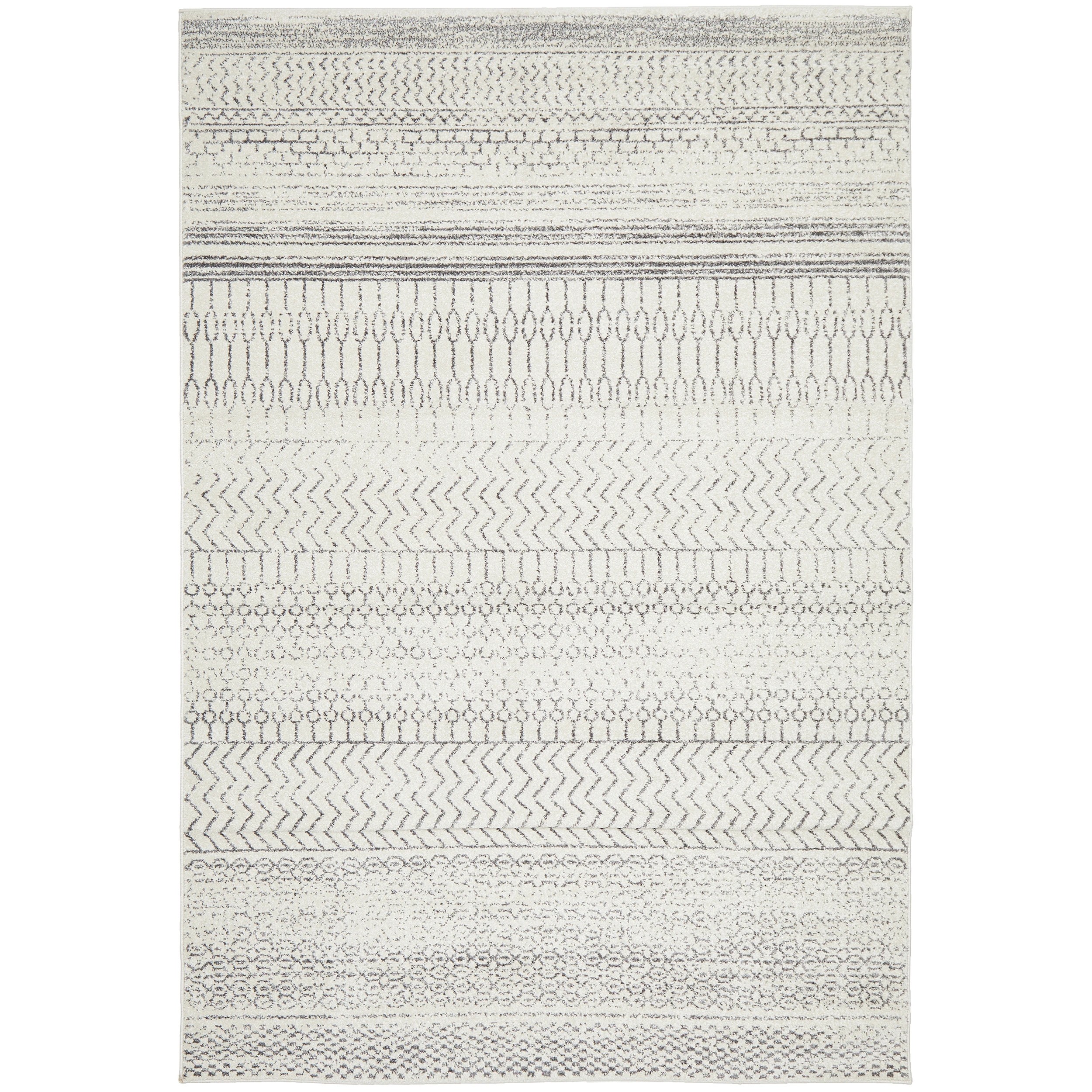2 Common Ground Rugs Lustre Harper 230x160 cm Rug - Silver, 2 of 9