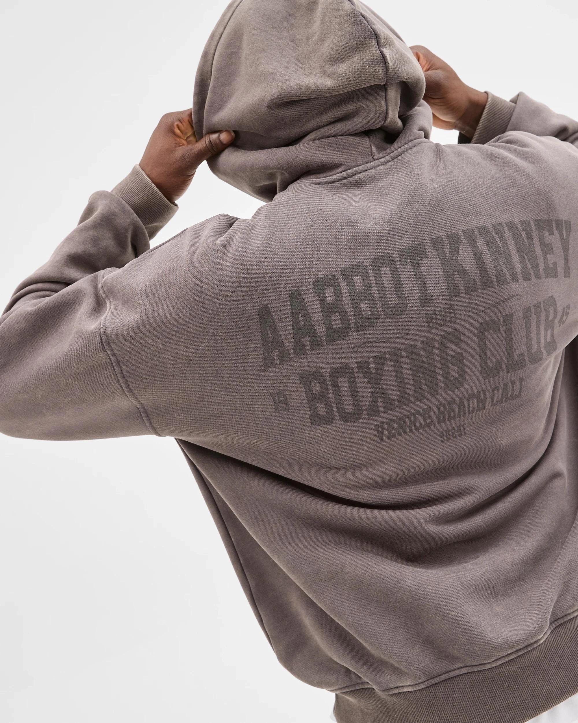 2 Commons Australian Cotton Blend Heavyweight Graphic Hoodie GREY, 2 of 7