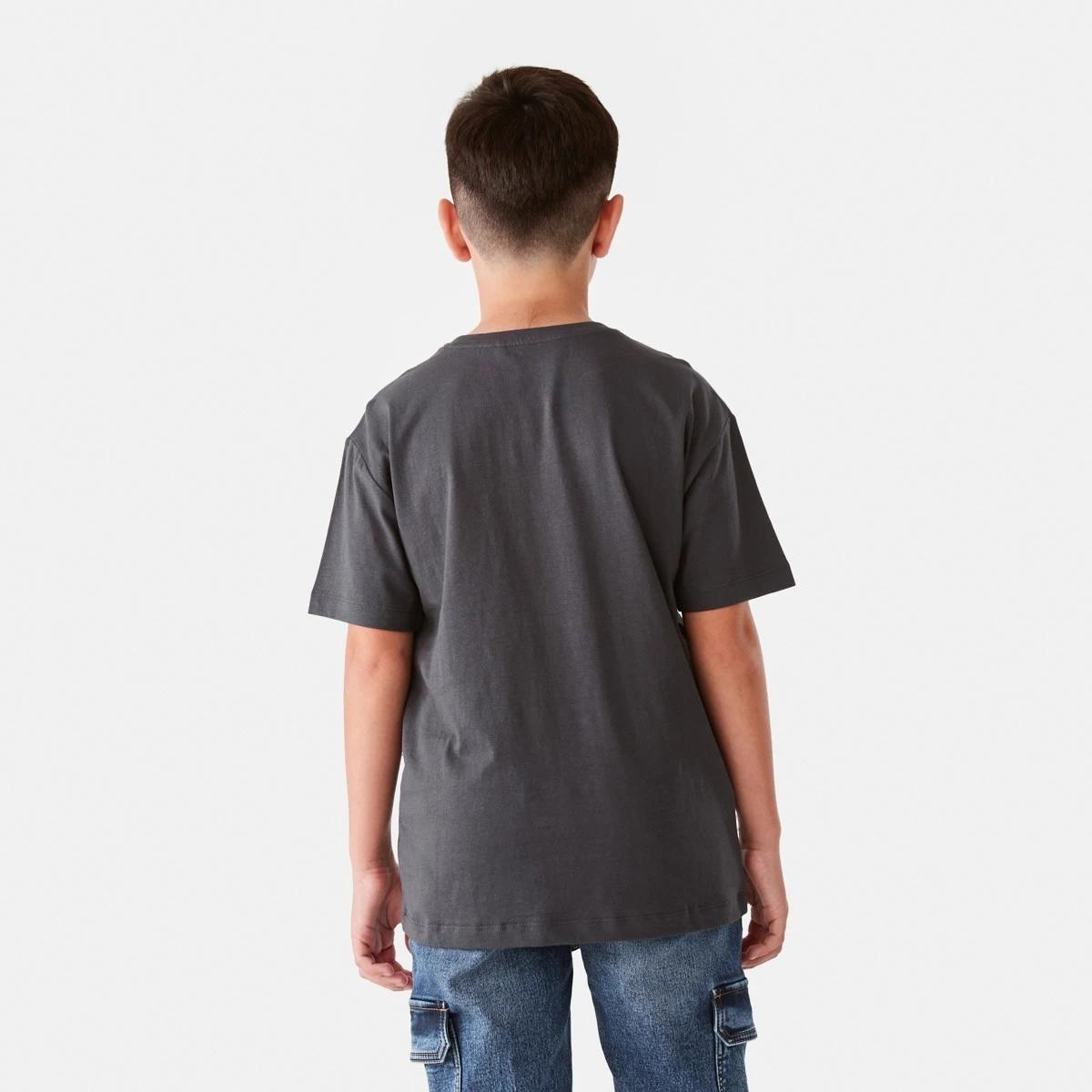 2 Short Sleeve Graphic Print T-shirt Grfiti Ash, 2 of 8