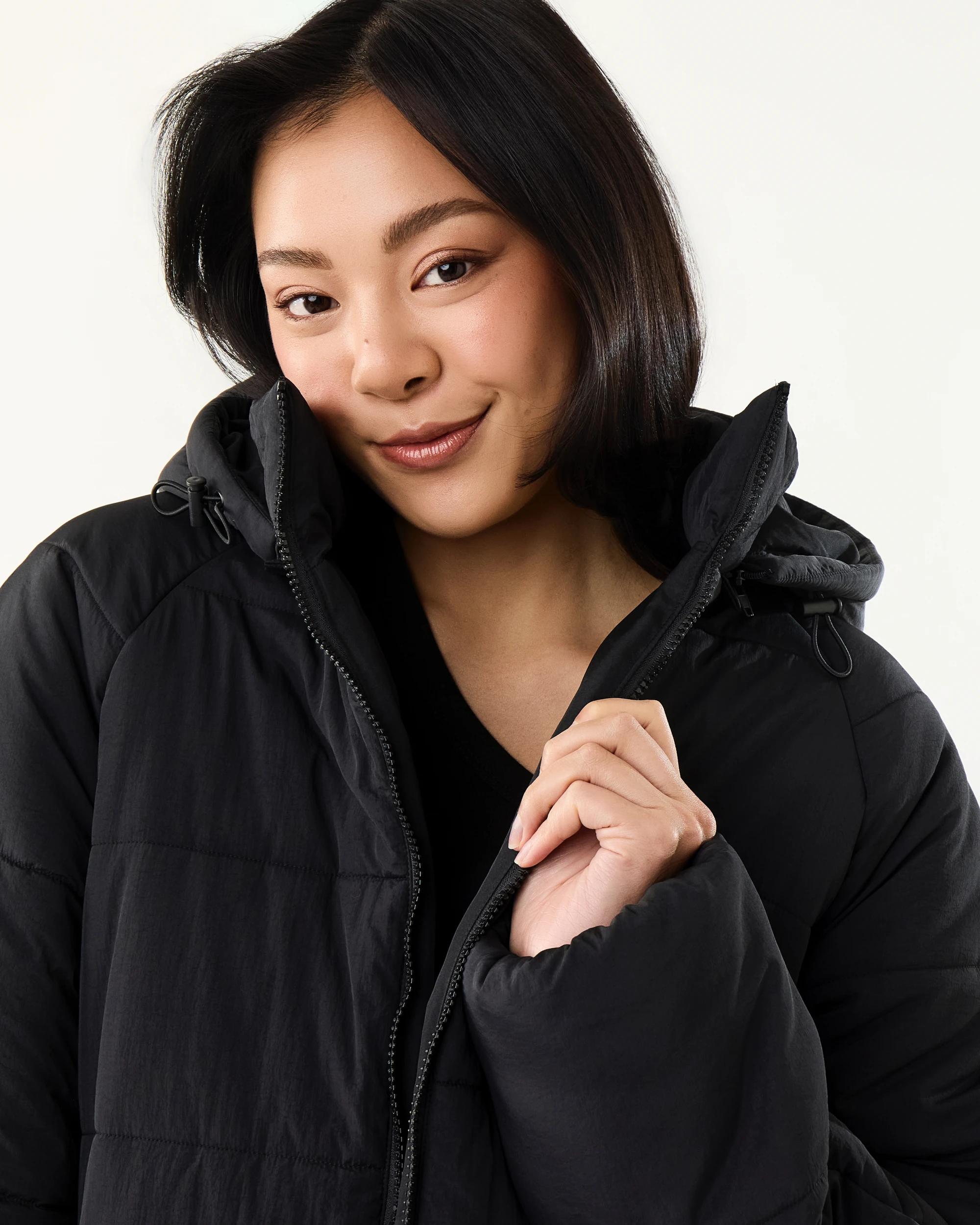 5 Hybrid Puffer Jacket Black, 5 of 9