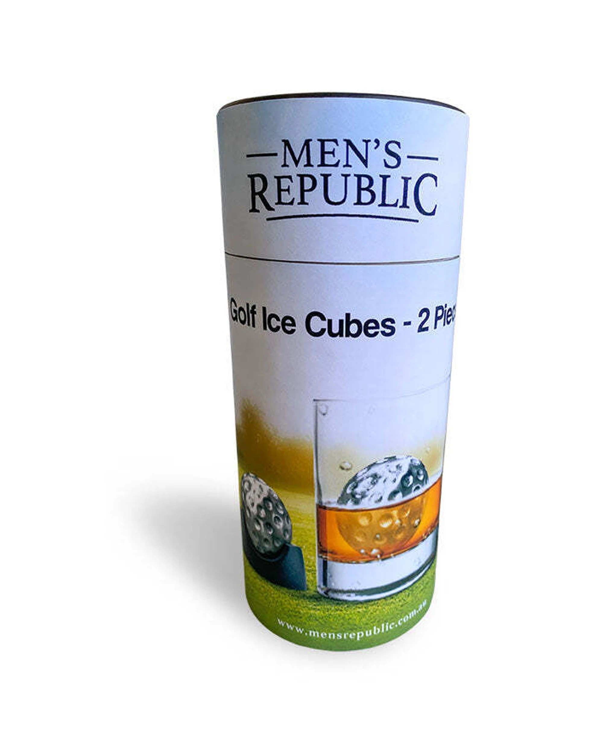 2 Mens Republic 2Pc Golf Ball Ice Cubes Stainless Steel Drink Cooling Reusable Set - Metallic, 2 of 4