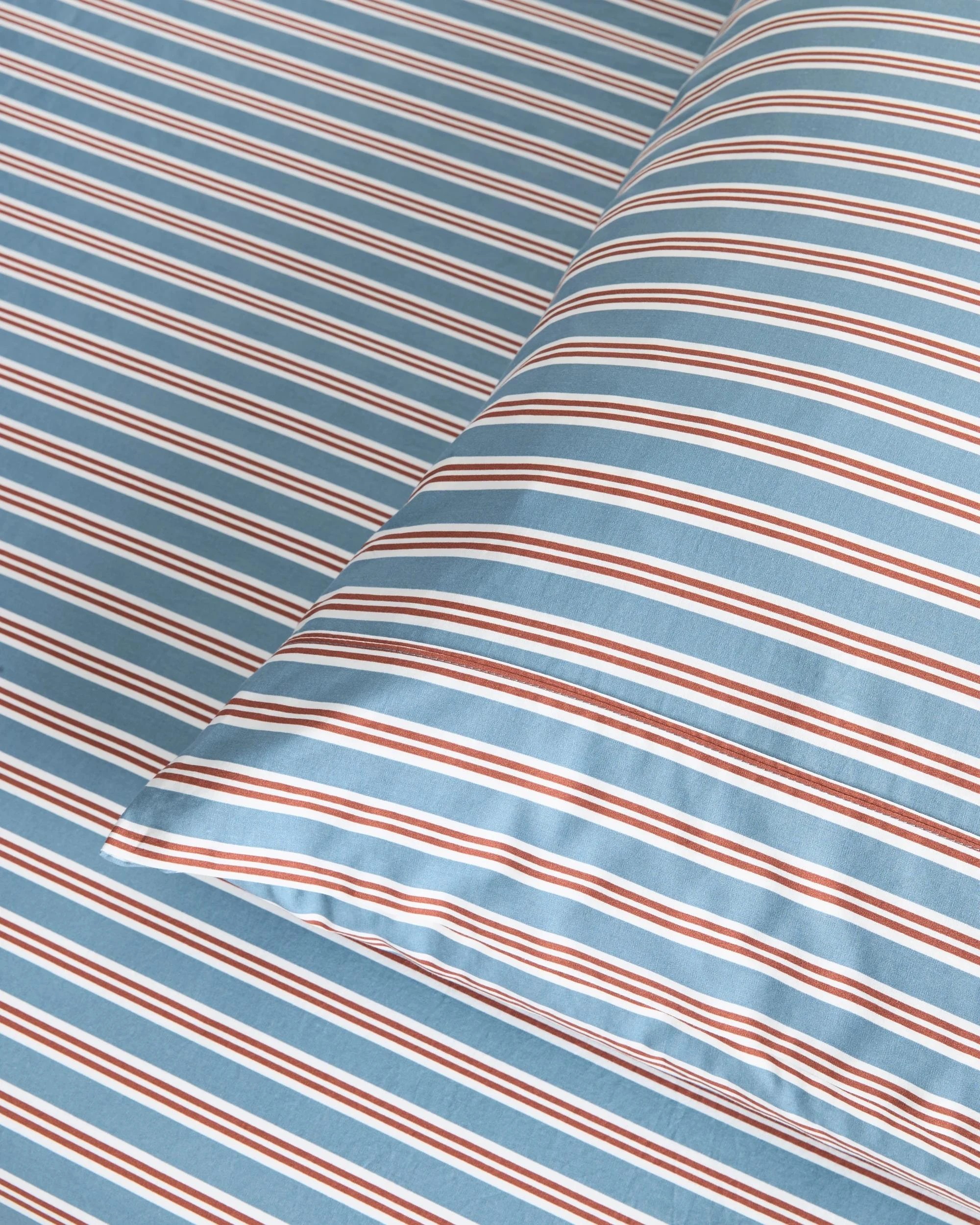2 Target Elio Stripe Australian Cotton Fitted Sheet Set - Double Bed - Blue, 2 of 5