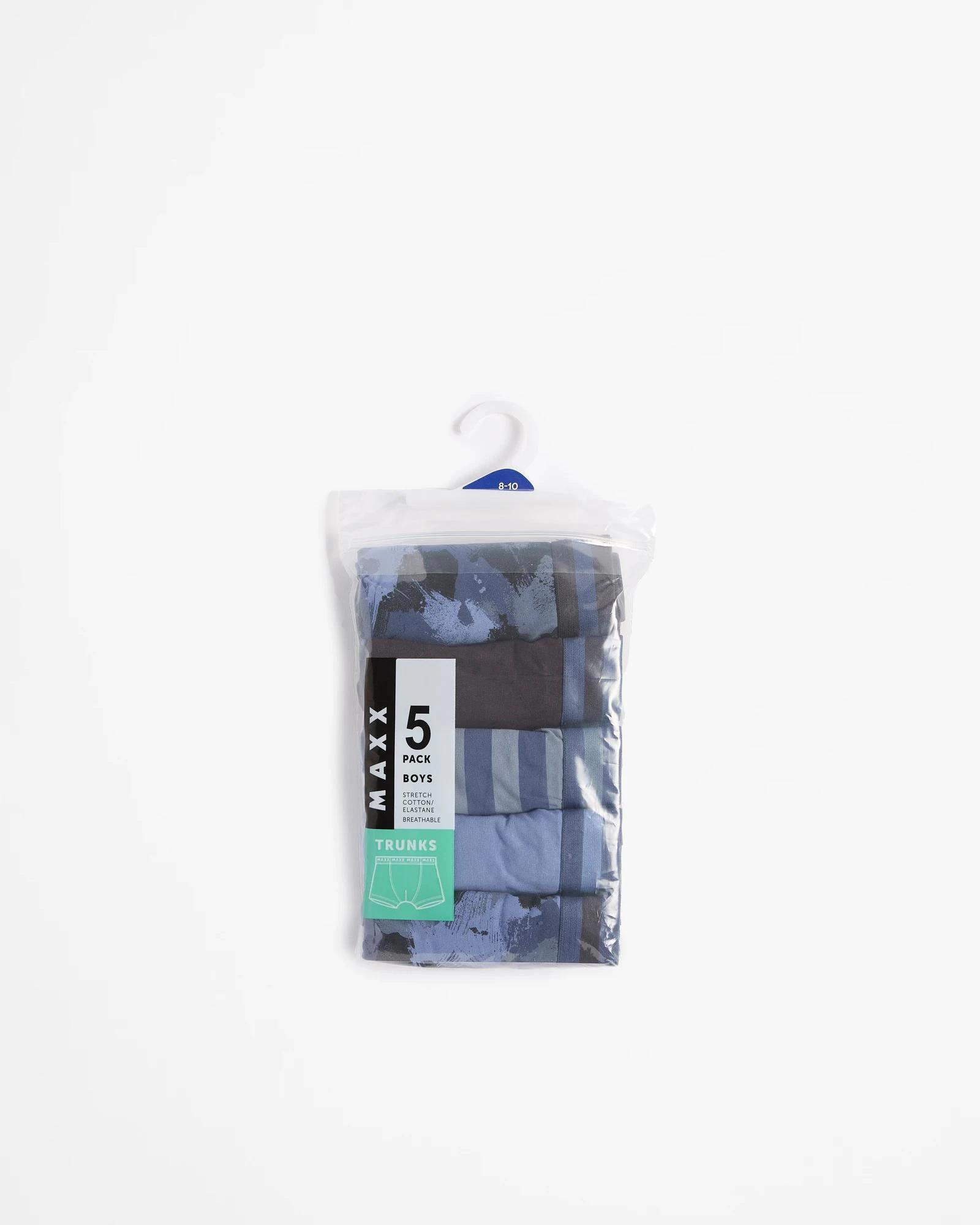 2 Boys Print Trunks 5 Pack - Maxx - Graffiti Sport CAMO, 2 of 2