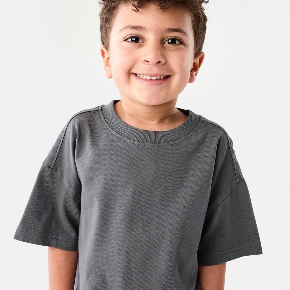 3 Oversized Washed T-shirt WASHED GRAY, 3 of 7