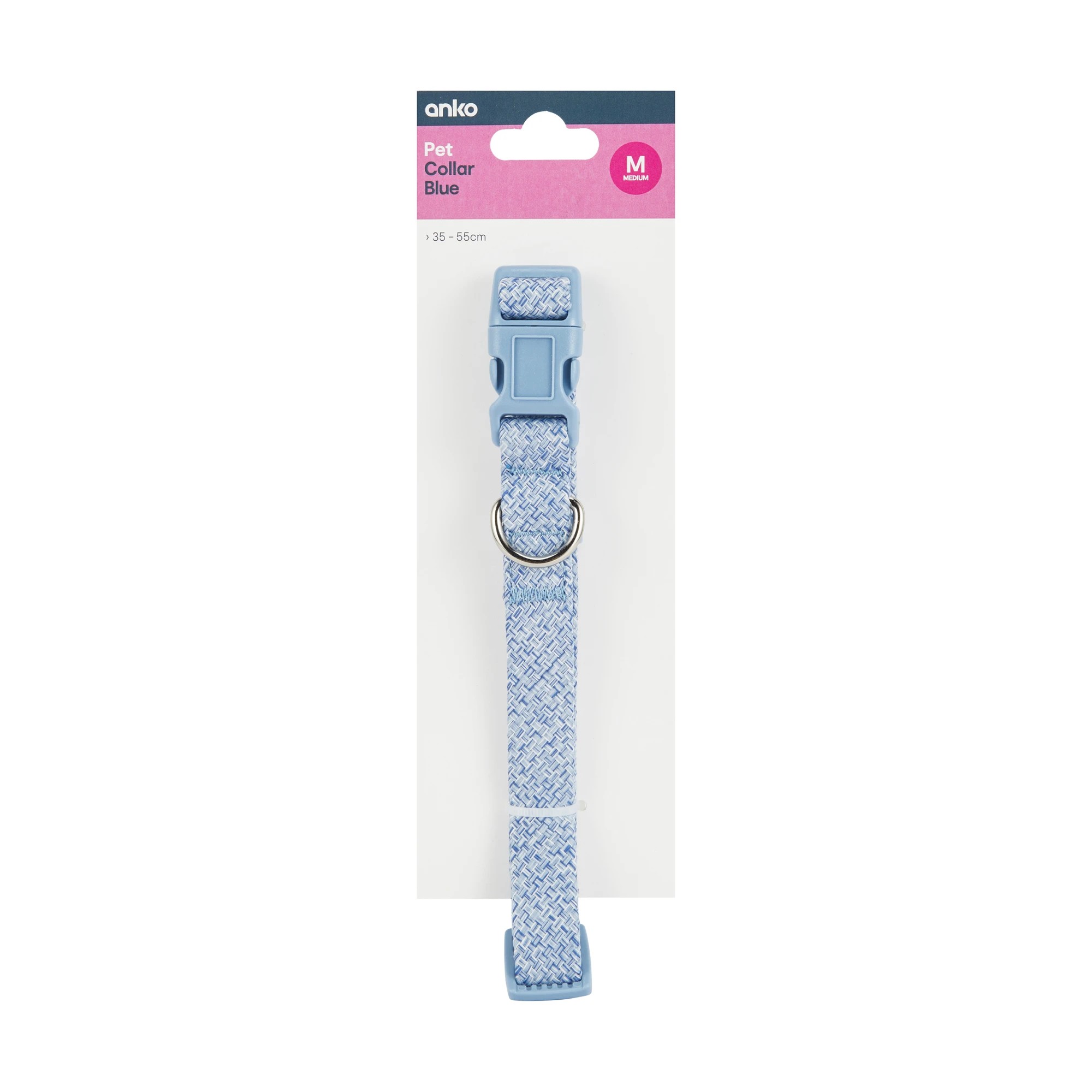 6 Pet Collar - Medium, Blue, 6 of 6