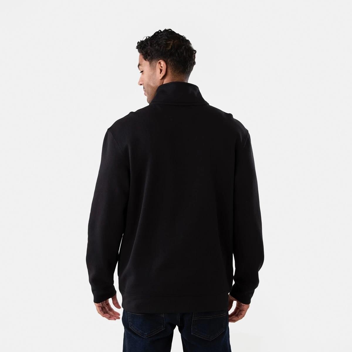 3 1/4 Zip Sweatshirt Black, 3 of 6