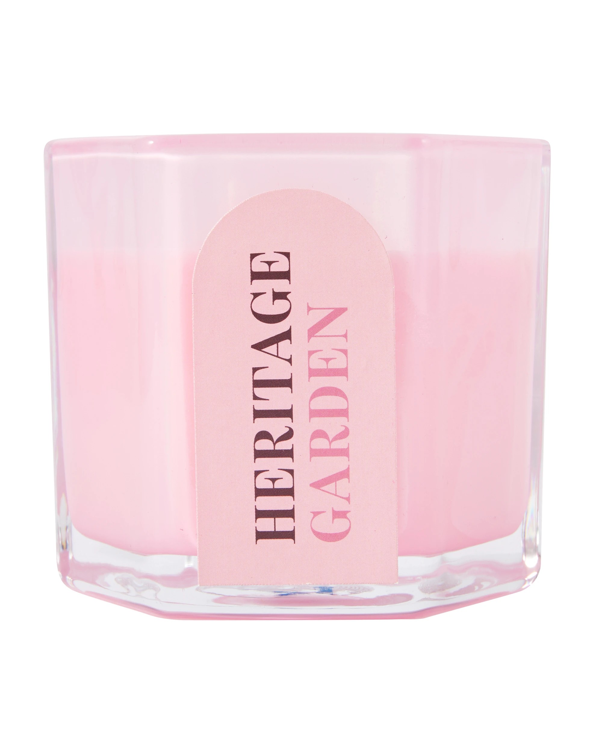 Heritage Garden Hexagon Glass Candle - Kmart