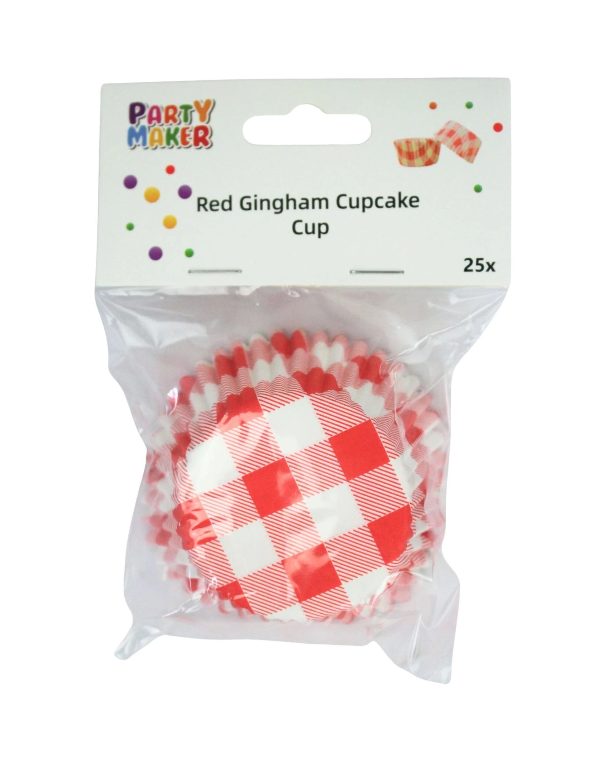 4 Party Maker Bright Cupcake Baking Cups Pack of 25 - Red, 4 of 5
