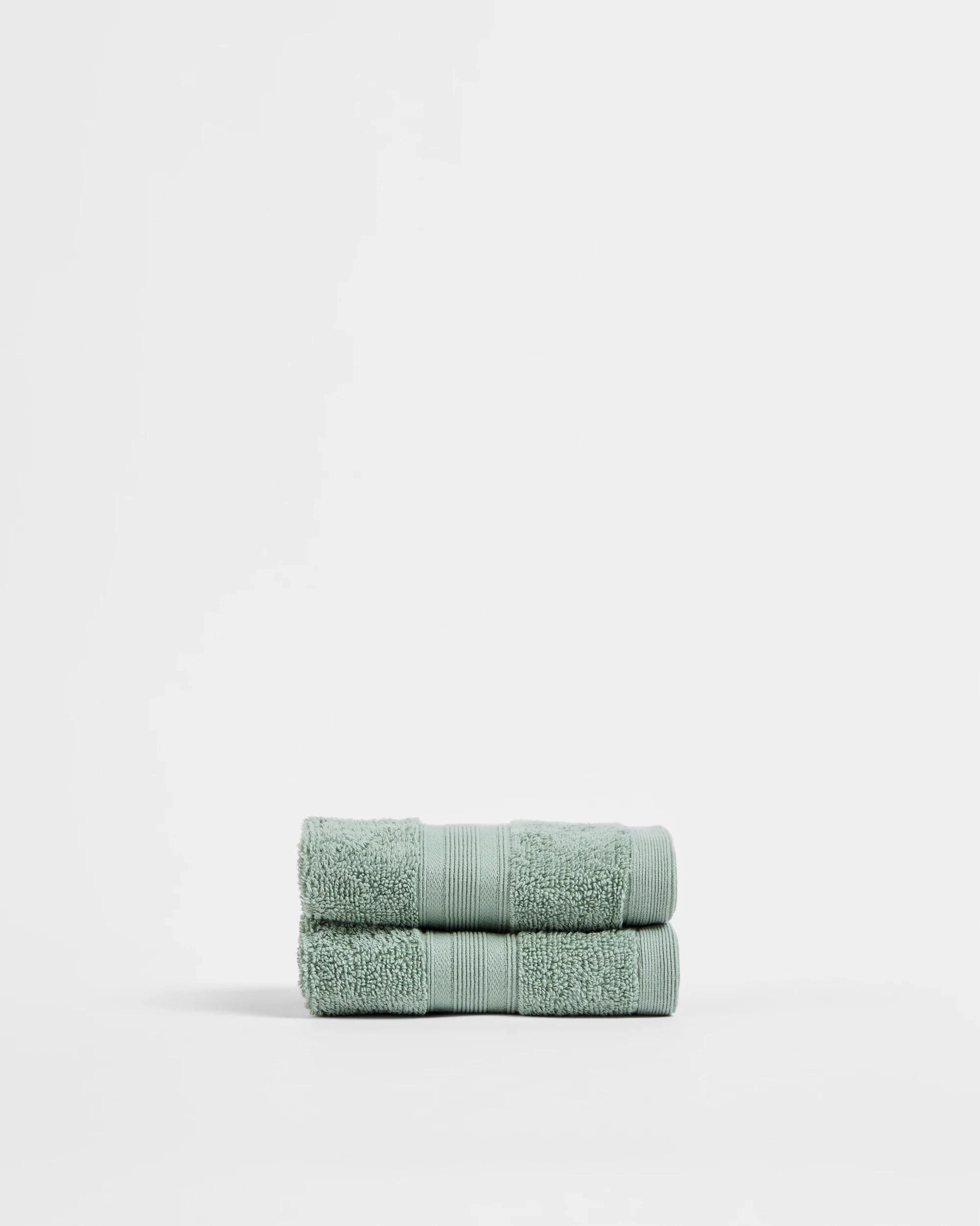 4 Grandeur Australian Cotton Face Washers 2 Pack - Green, 4 of 4