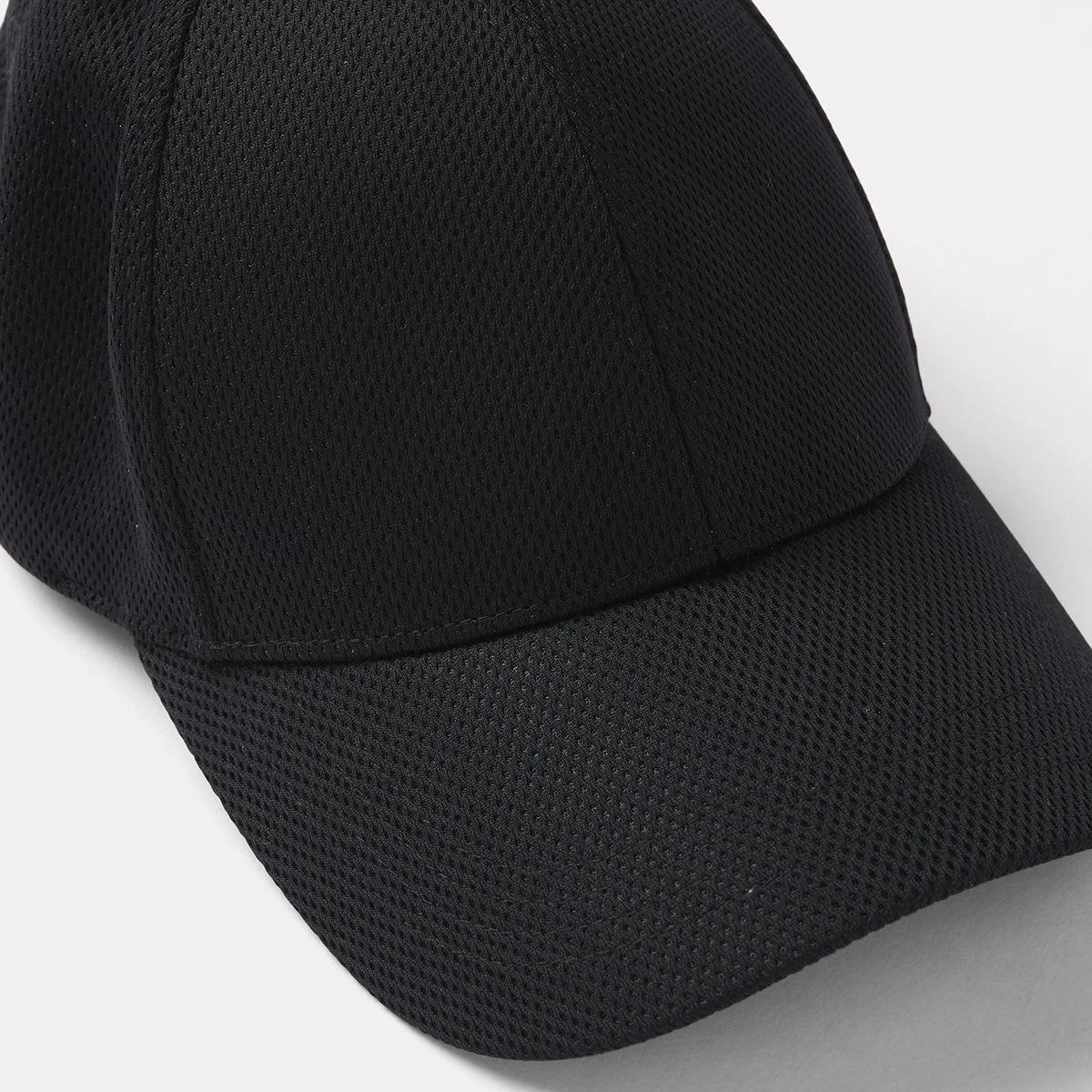 3 Stretch Fit Baseball Cap BLACK KNIT, 3 of 4