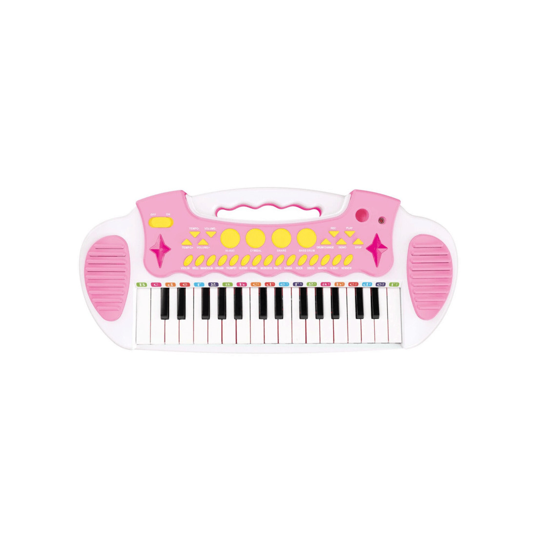 4 Lennox Children's Electronic Keyboard with Stand (Pink) Musical Instrument Toy, 4 of 7