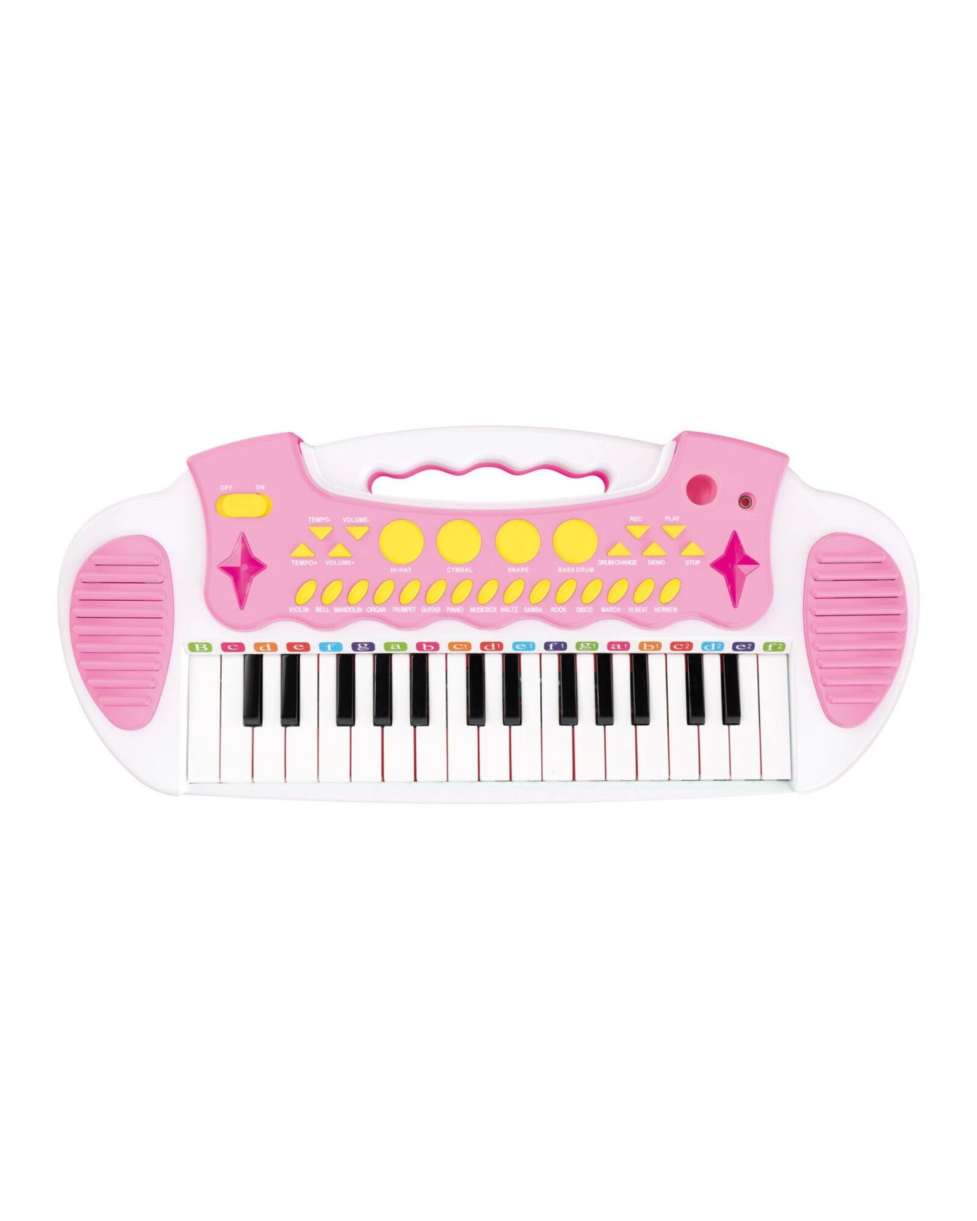 4 Lennox Children's Electronic Keyboard with Stand (Pink) Musical Instrument Toy, 4 of 7