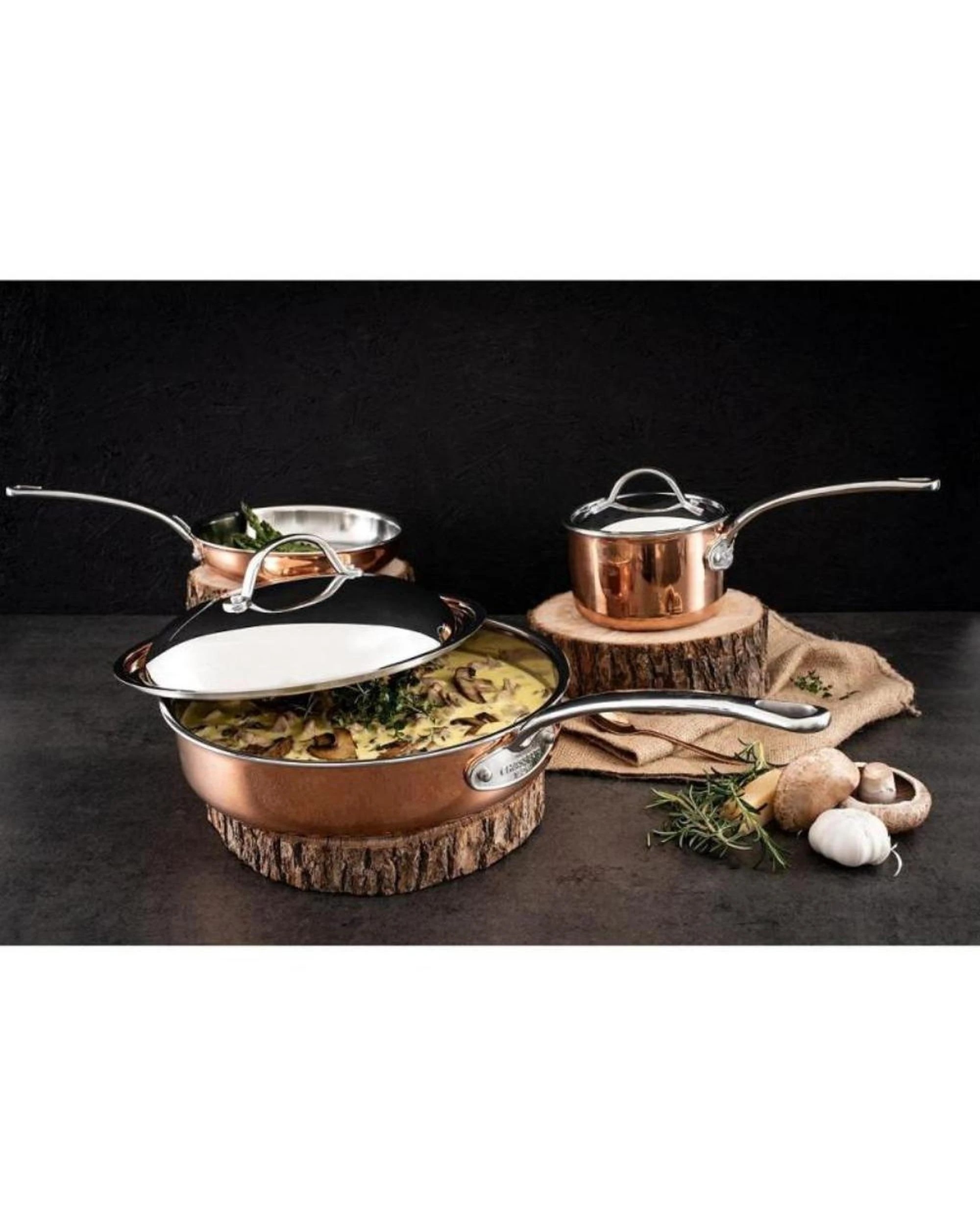 5 Chasseur Escoffier Induction Saucepan 14cm  1L W Helper Handle Copper, 5 of 6