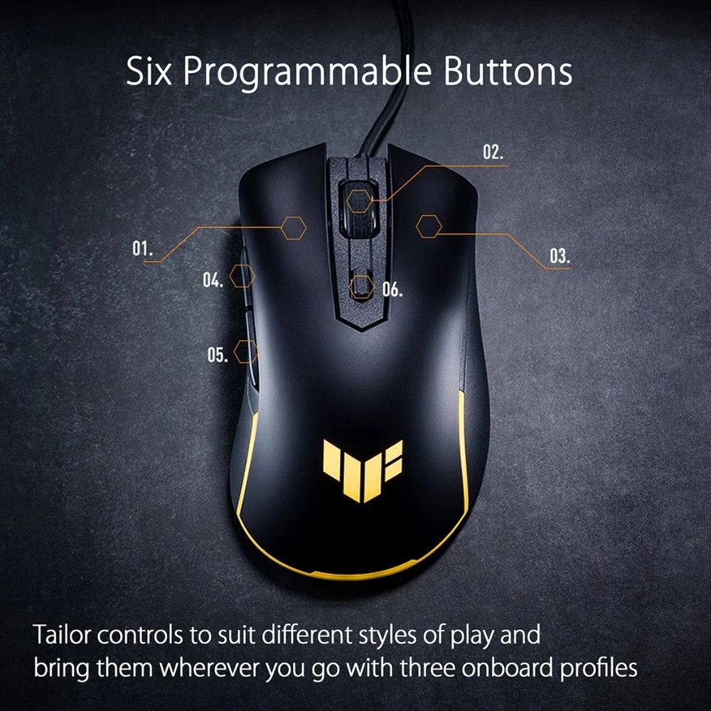 8 Asus TUF M3 II Gaming Mouse Black, 8 of 9
