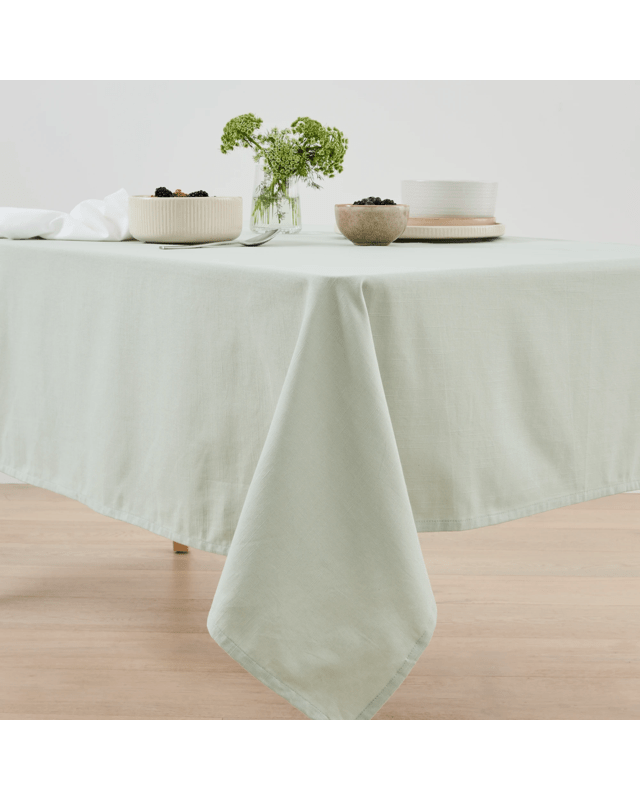 Sage Extra Large Linen Look Table C
