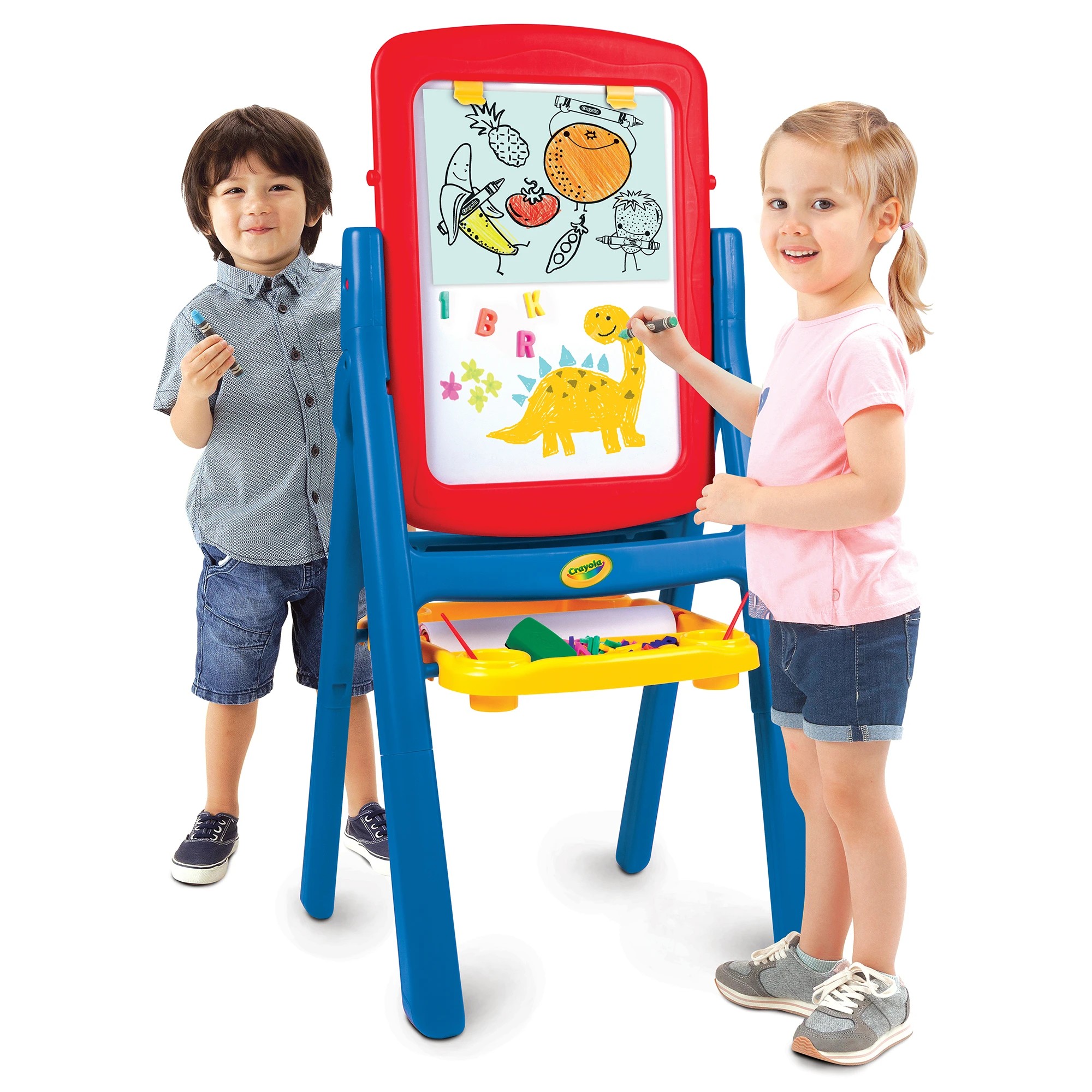 1 Crayola Qwikflip 2 - Sided Easel - Red, 1 of 7