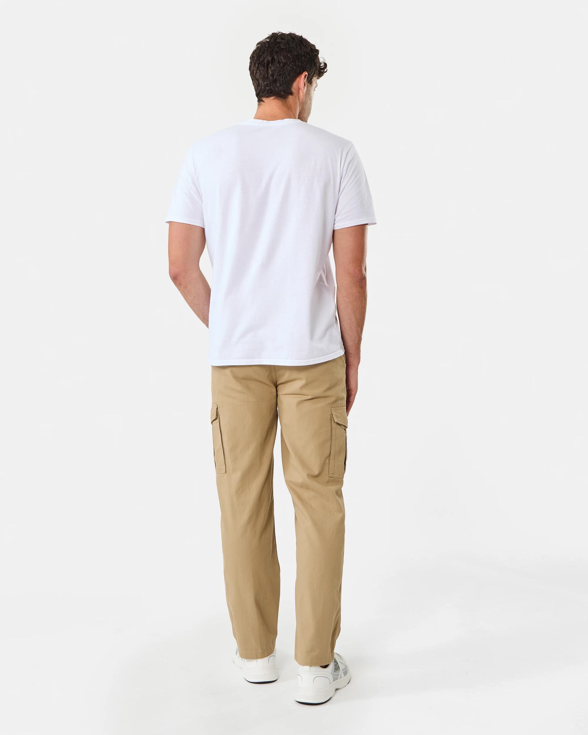 4 Australian Grown Cotton Crew Neck T-shirt WHITE, 4 of 10