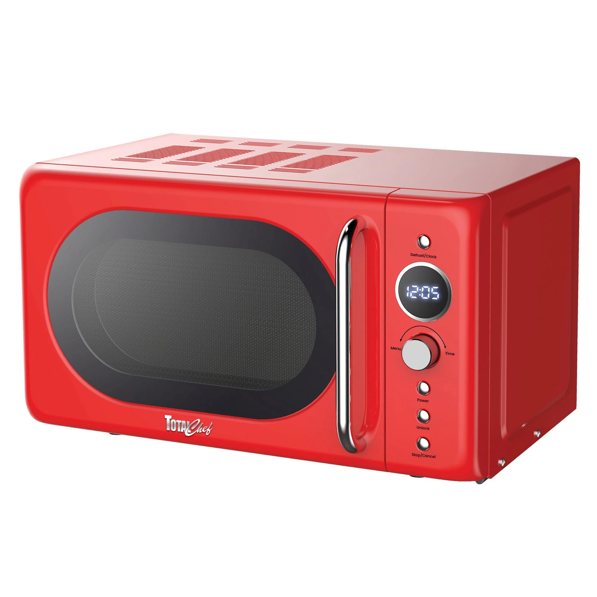 3 Total Chef 20L Retro Microwave Oven - Red, 3 of 8