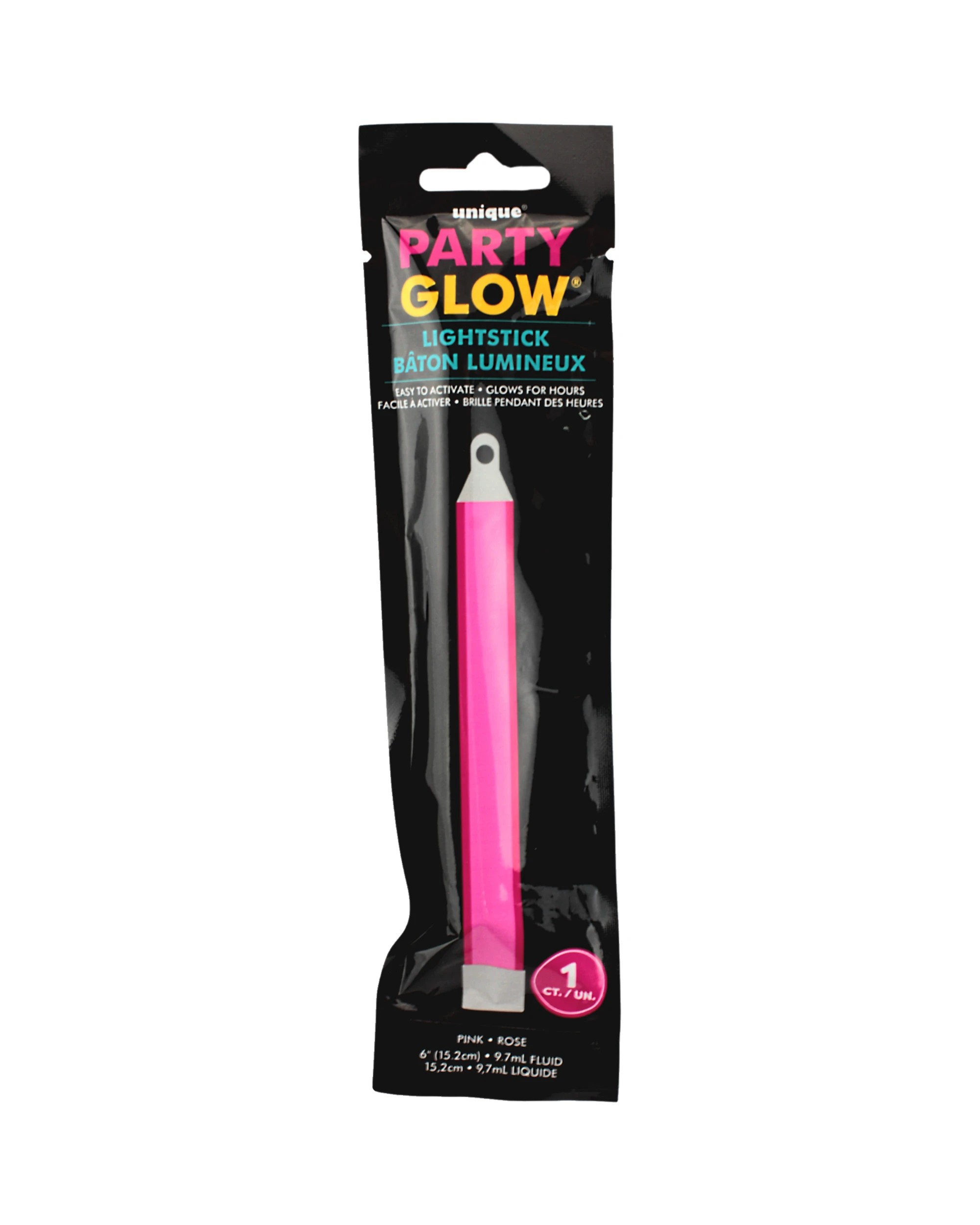 1 Unique Glow Lightstick - Pink, 1 of 1