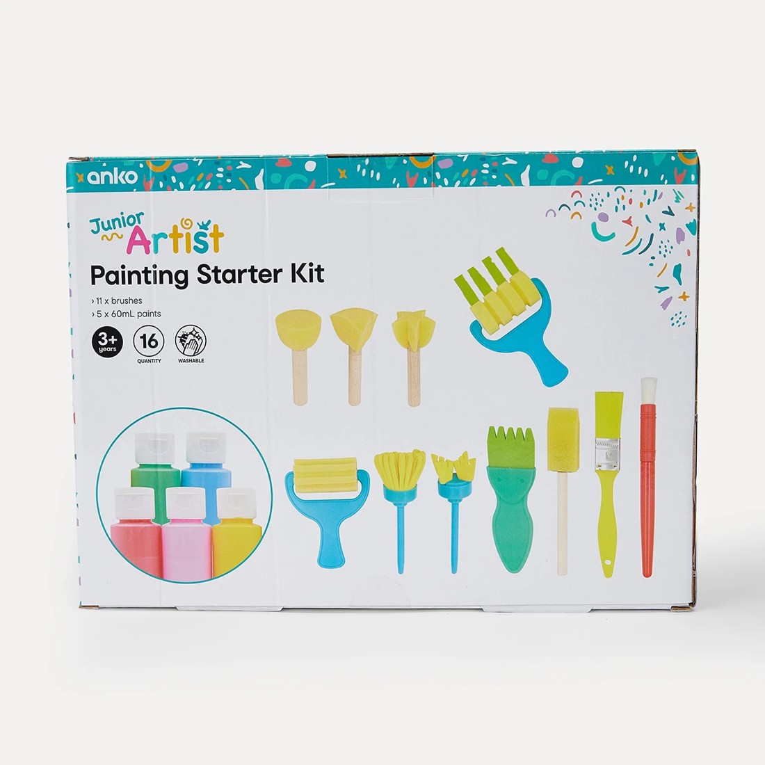 10 16 Pack Junior Artist Painting Starter Kit, 10 of 10