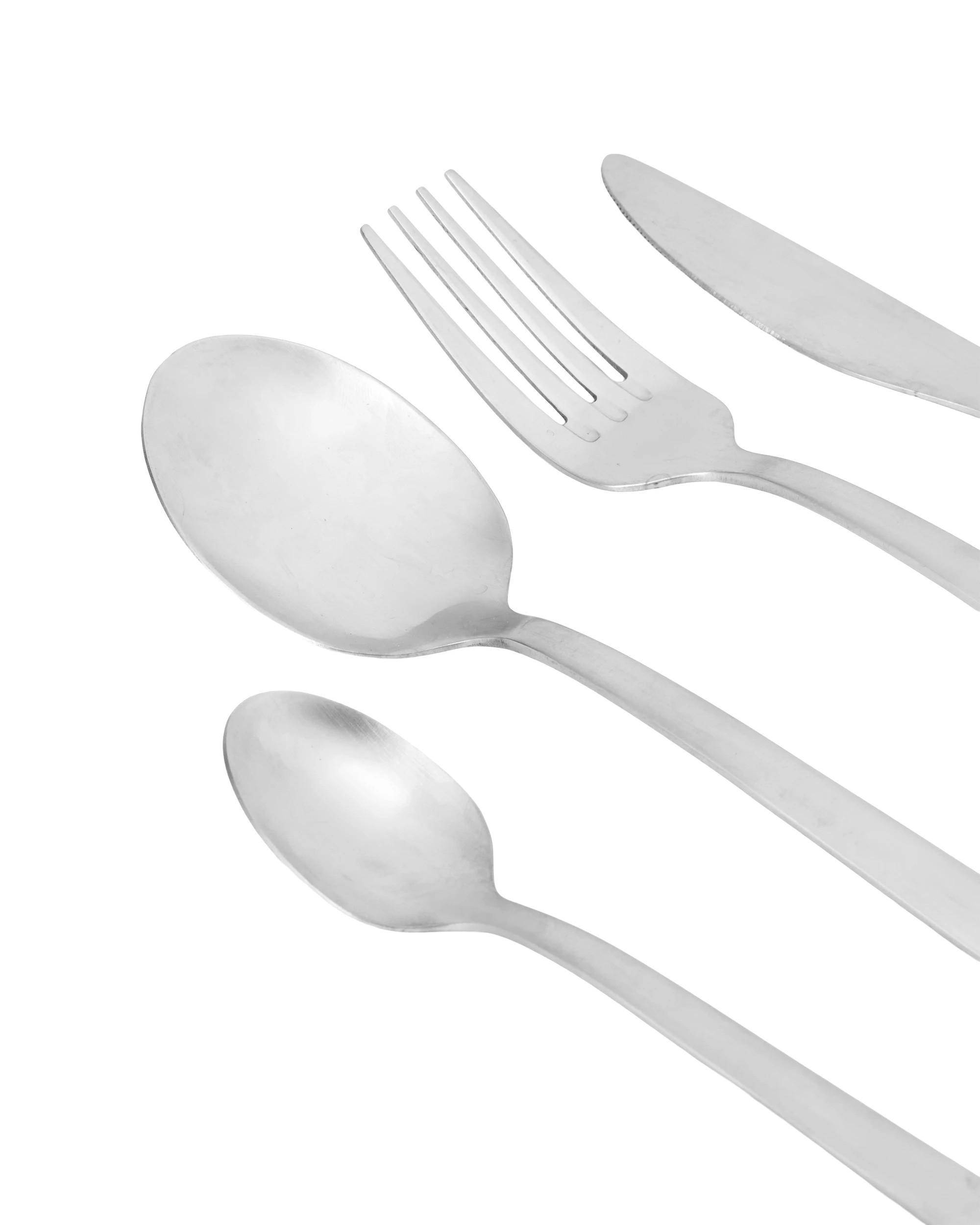 2 Brushed 16 Piece Cutlery Set, 2 of 6