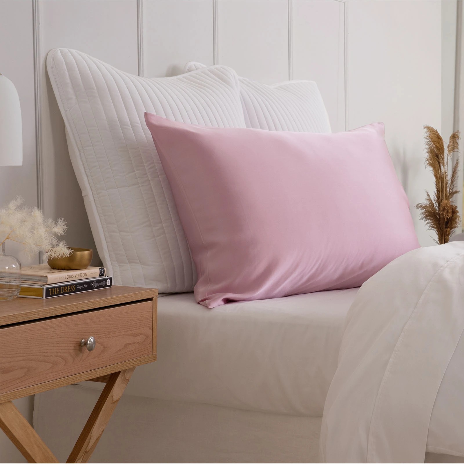 1 Royal Comfort Pure Silk Pillow Case 100% Mulberry Silk Hypoallergenic Pillowcase - Purple - Purple, 1 of 10