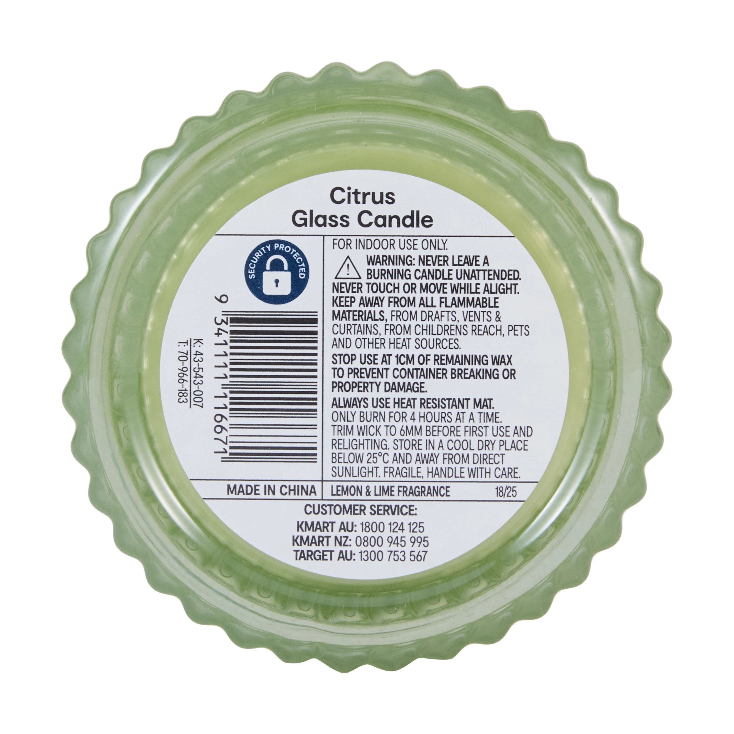 5 Citrus Glass Candle, 5 of 5