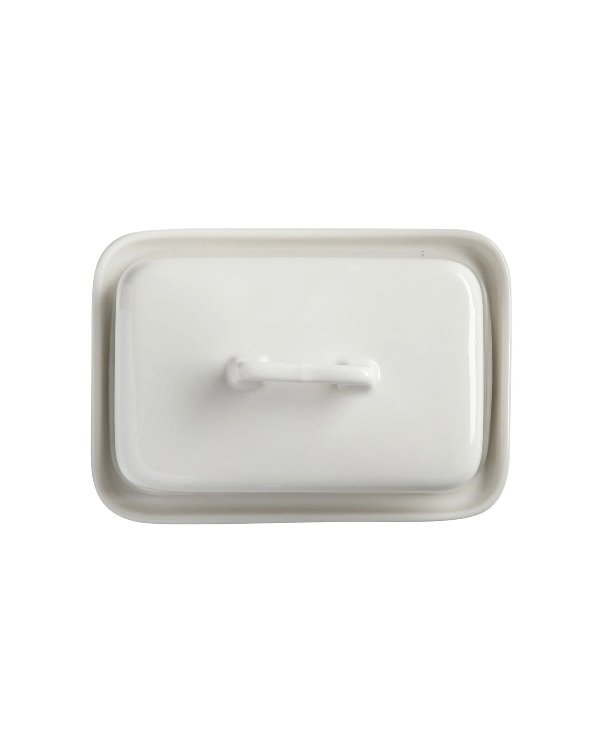2 Maxwell & Williams Epicurious Butter Dish - Porcelain 16.5cm Gift Boxed - White, 2 of 3