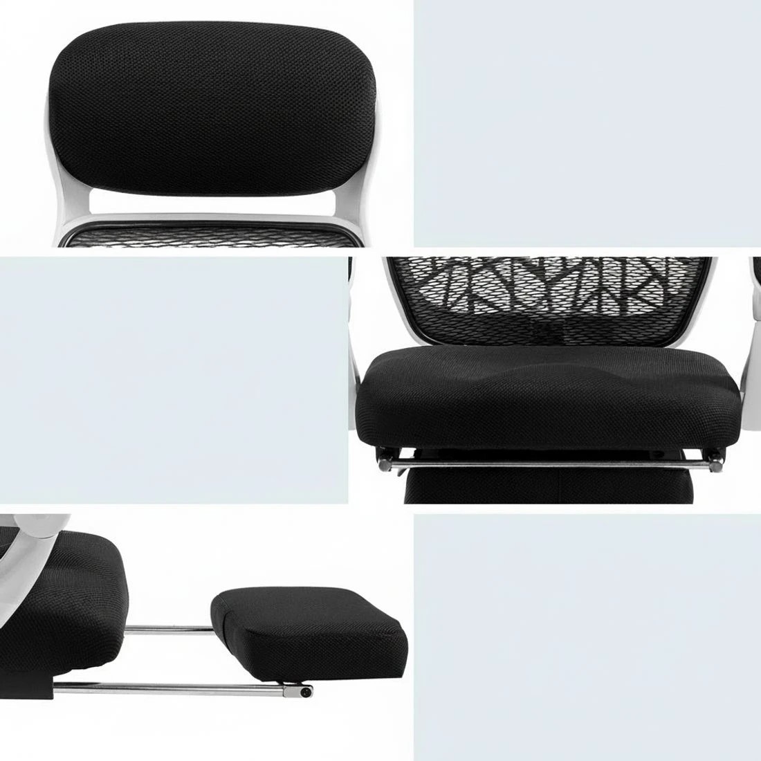 6 Artiss Mesh Office Chair Recliner - Multi, 6 of 6