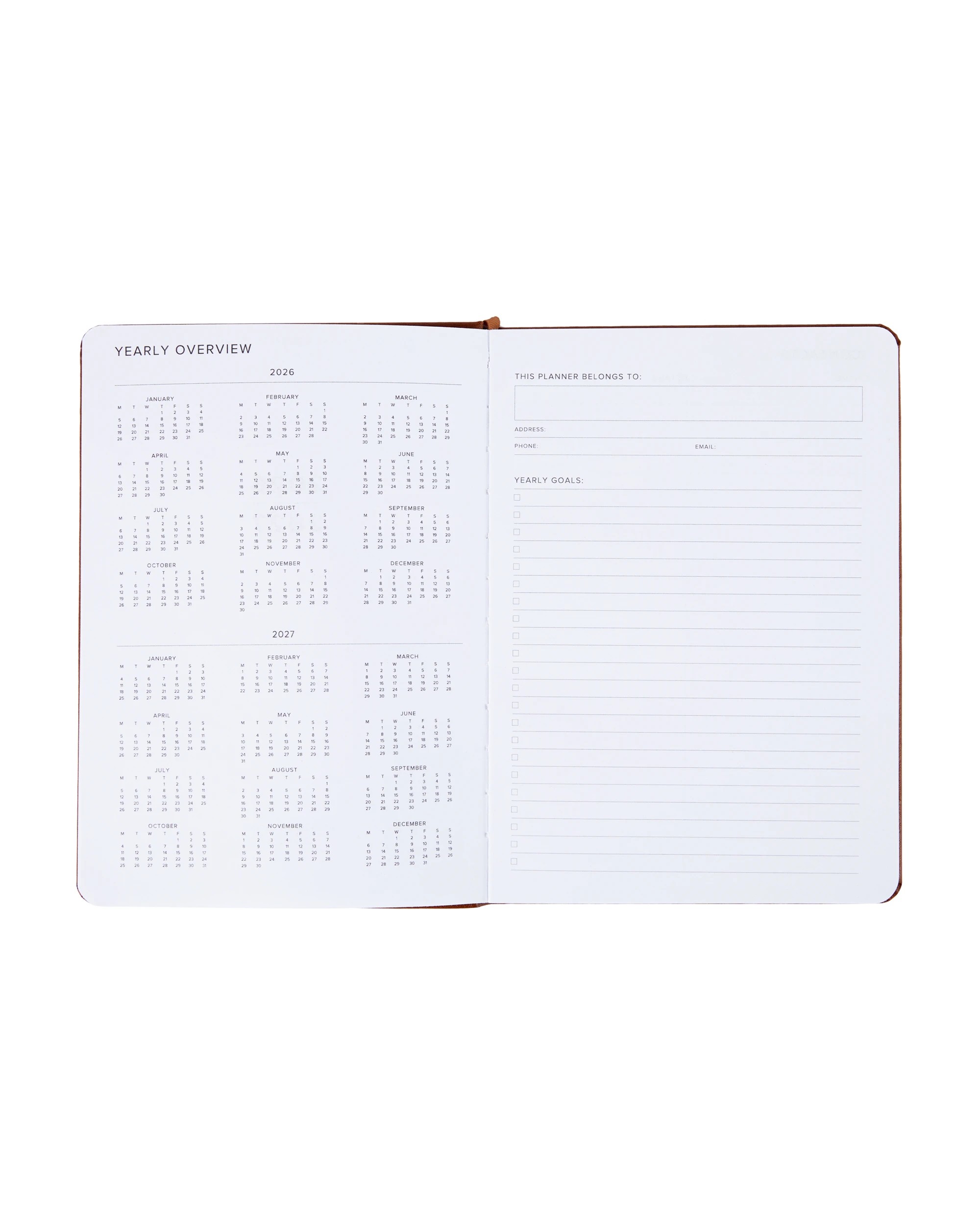 4 26/27 A5 Diary - Tan, 4 of 8