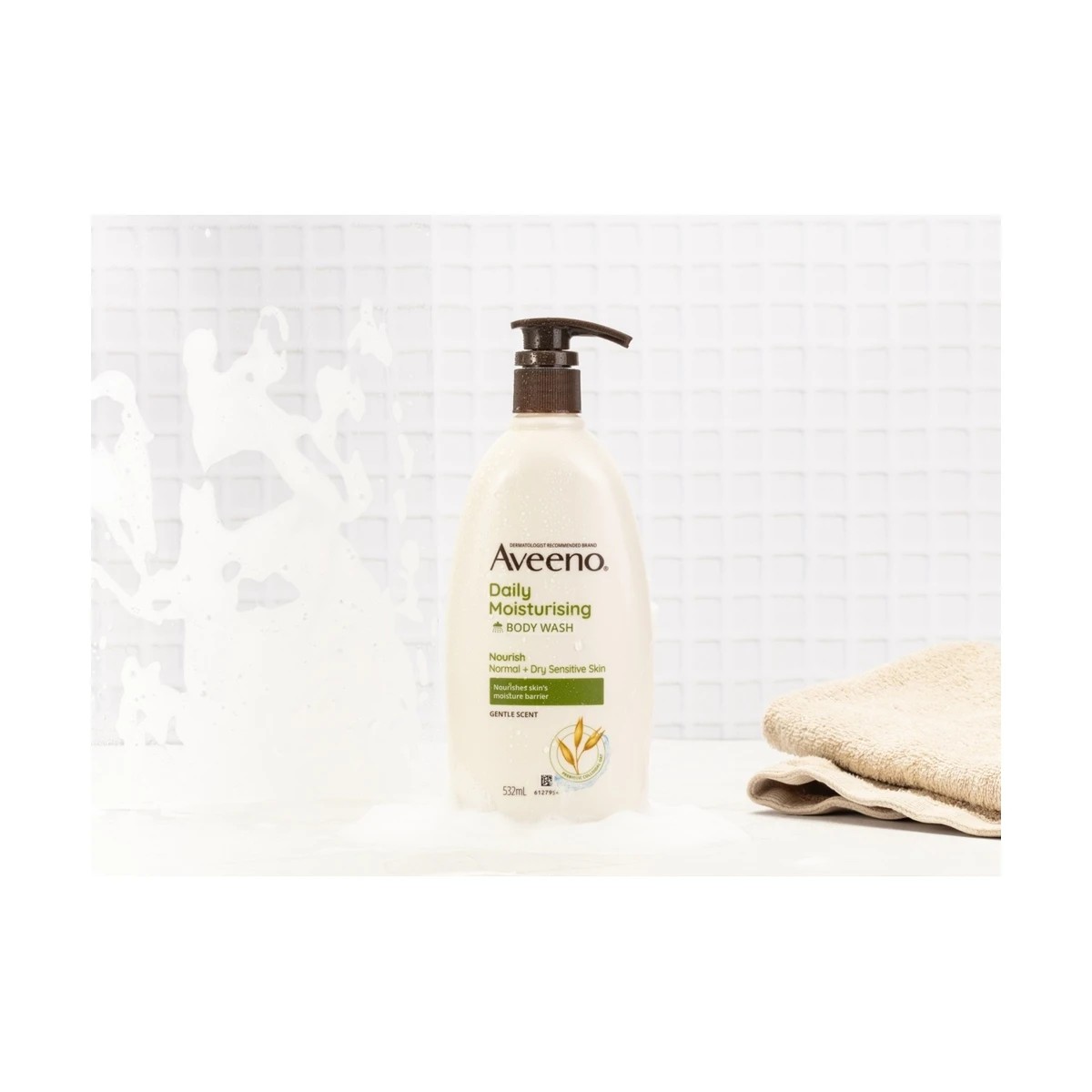 4 Aveeno Daily Moisturising Body Wash 532ml - Soothing Oatmeal, 4 of 4