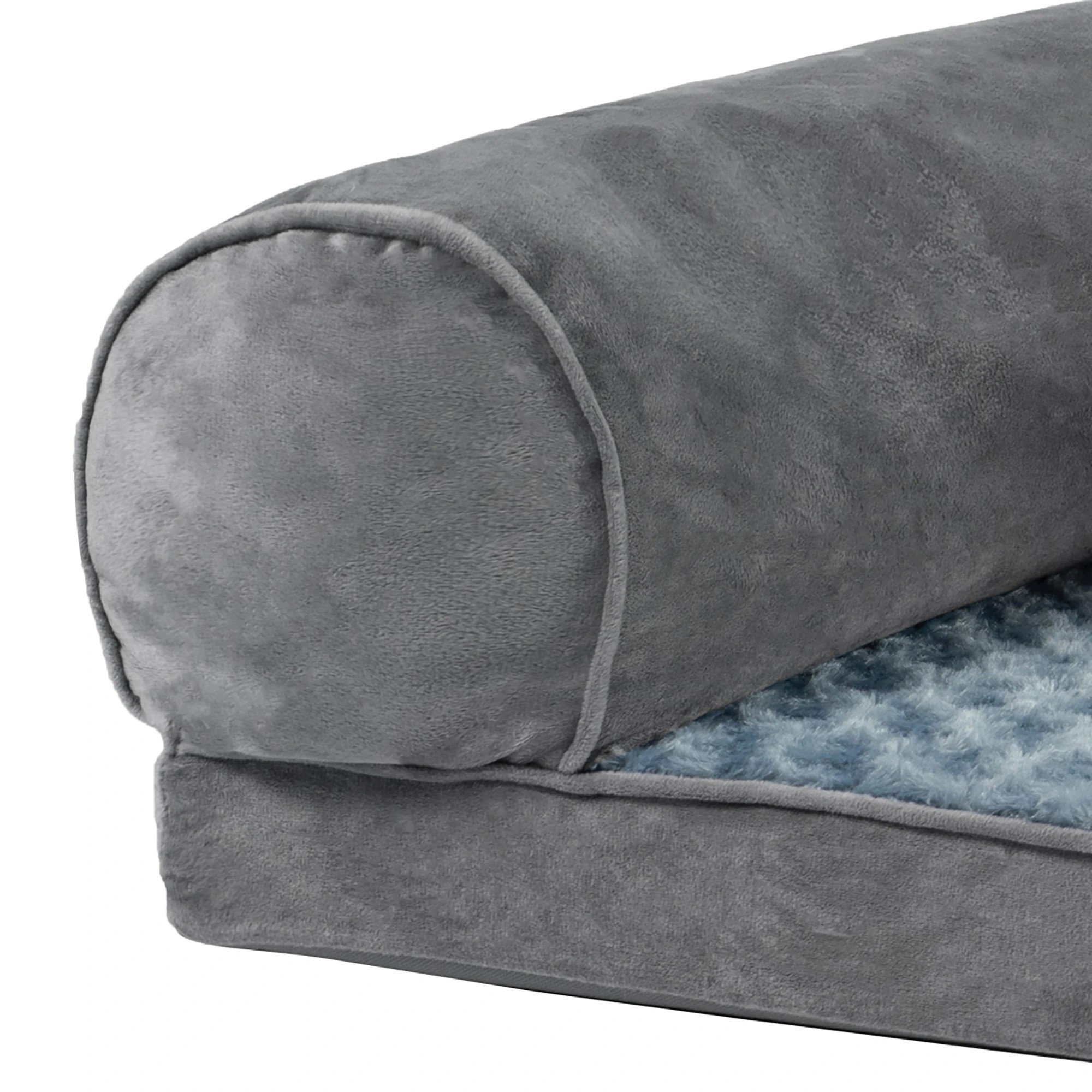 4 Pawz Pet Orthopedic Calming Bed Cover Xl - Grey, 4 of 6