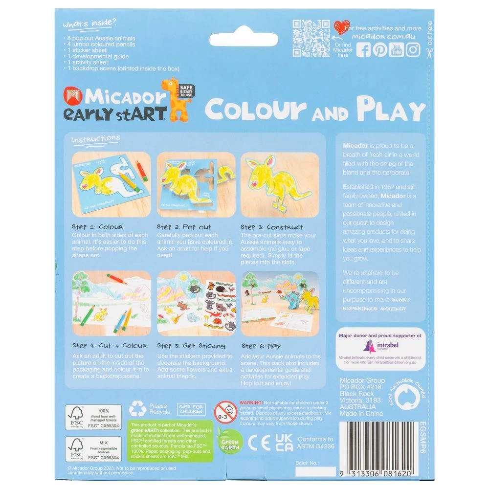 2 Micador early stART Colour and Play Aussie Edition, 2 of 8