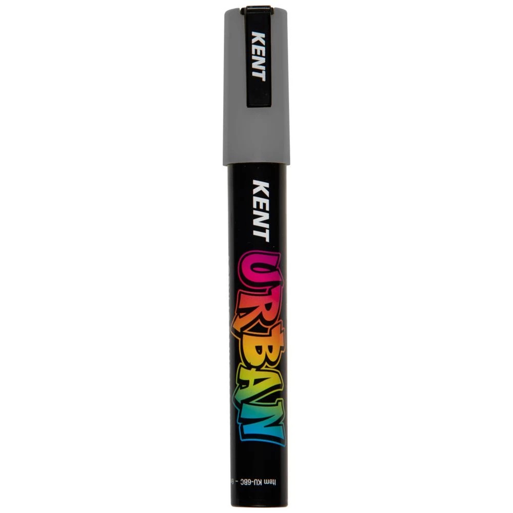 1 Kent Urban Acrylic Paint Marker 6mm Metallic Silver, 1 of 3