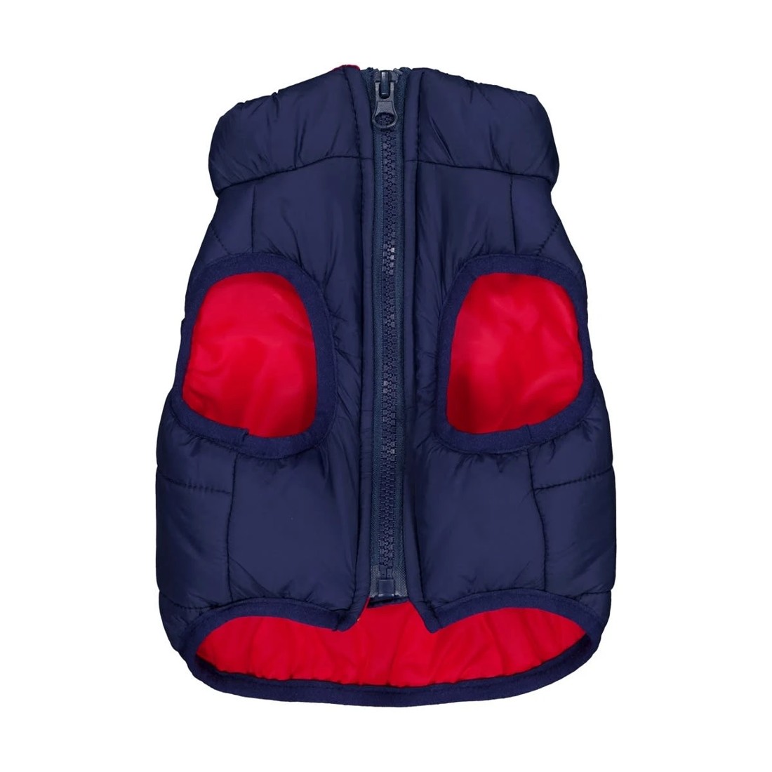 6 Pet Puffer Jacket - Small, Navy, 6 of 10